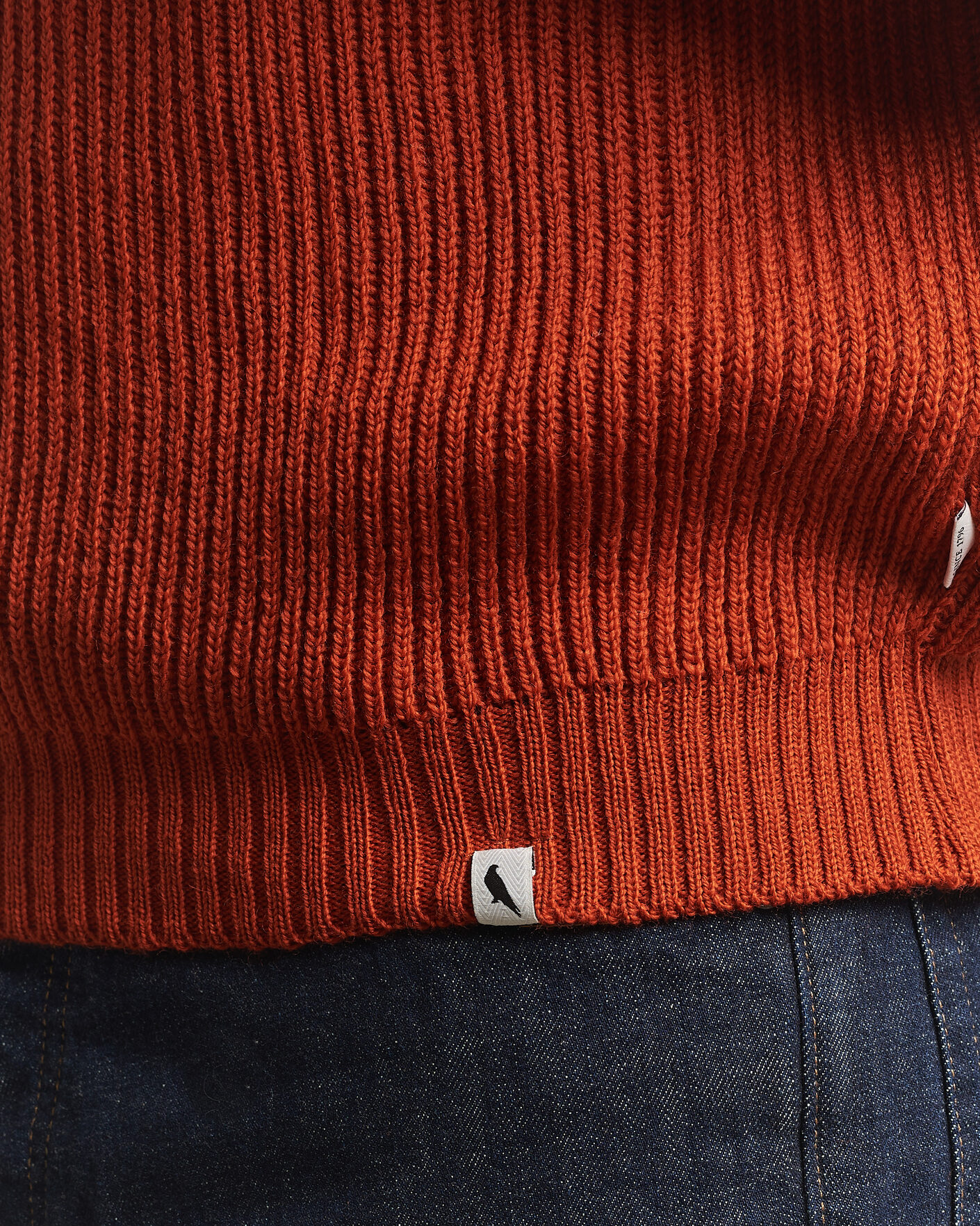 Homme | Pulls Et Tricots | Peregrine | Ford Knitted Wool Jumper Orange