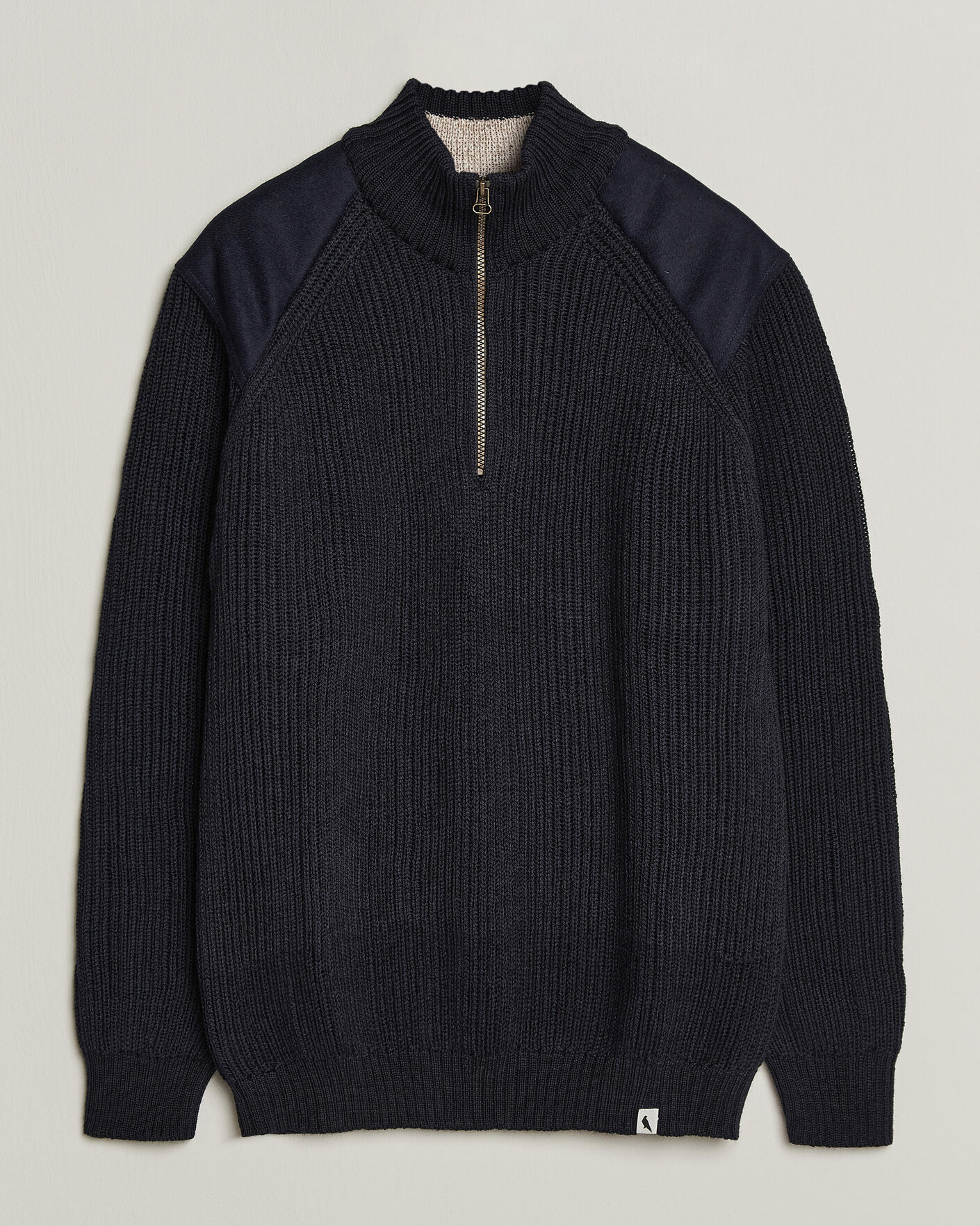 Homme | Pulls Et Tricots | Peregrine | Foxton Quarter Zip Jumperr Navy