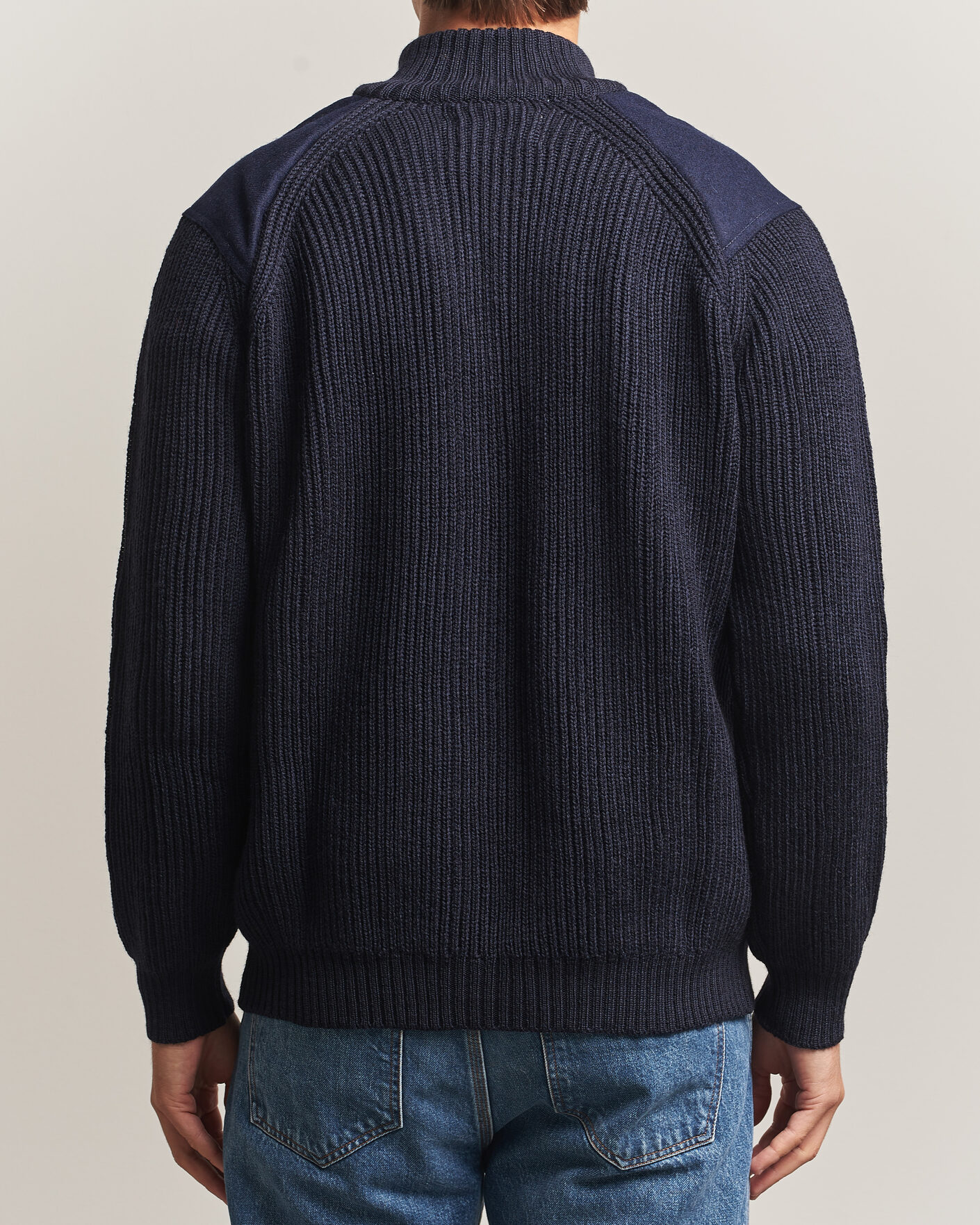 Homme | Pulls Et Tricots | Peregrine | Foxton Quarter Zip Jumperr Navy