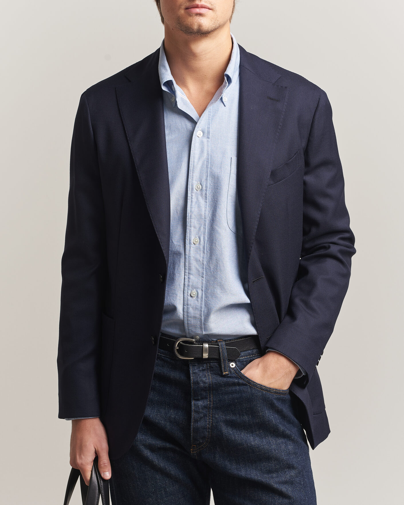 Homme | Blazers | Boglioli for Care of Carl | Boglioli K Jacket Exclusive Hopsack Blazer Navy