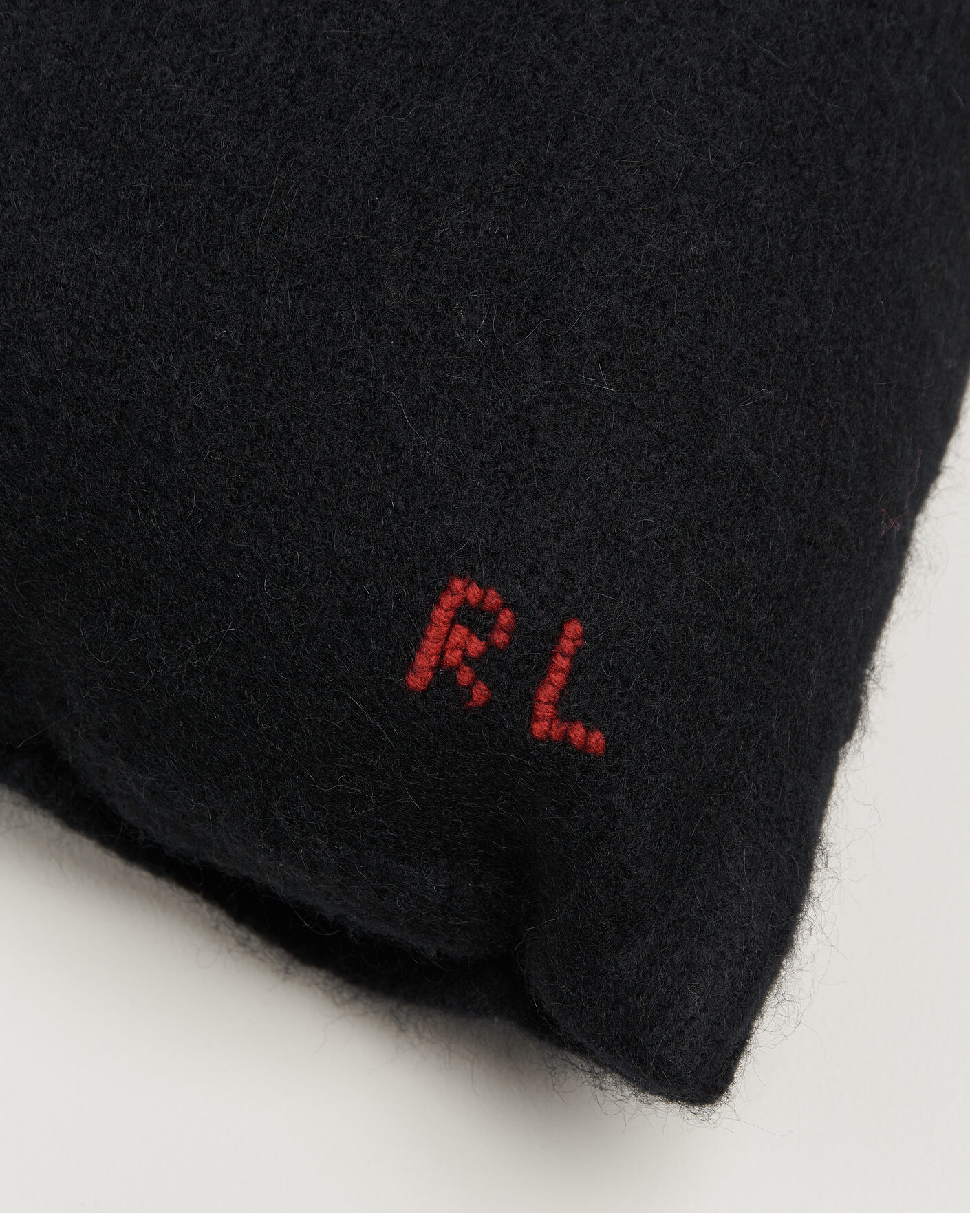 Homme | Pour La Maison | Ralph Lauren Home | Ralph & Ricky Bear Wool/Alpaca Pillow Black