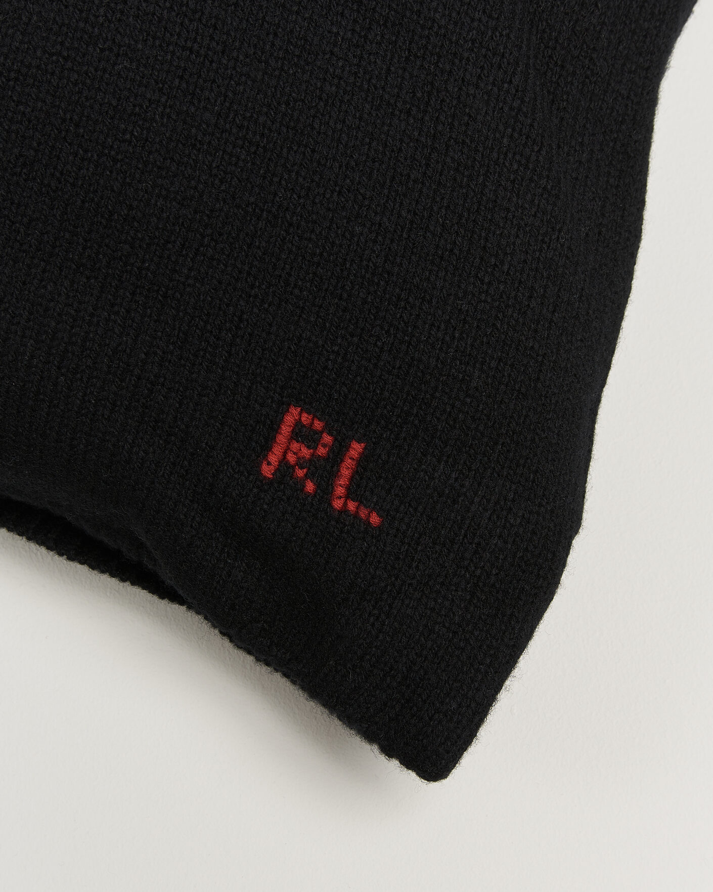 Homme | Pour La Maison | Ralph Lauren Home | Martini Bear Wool Pillow Black