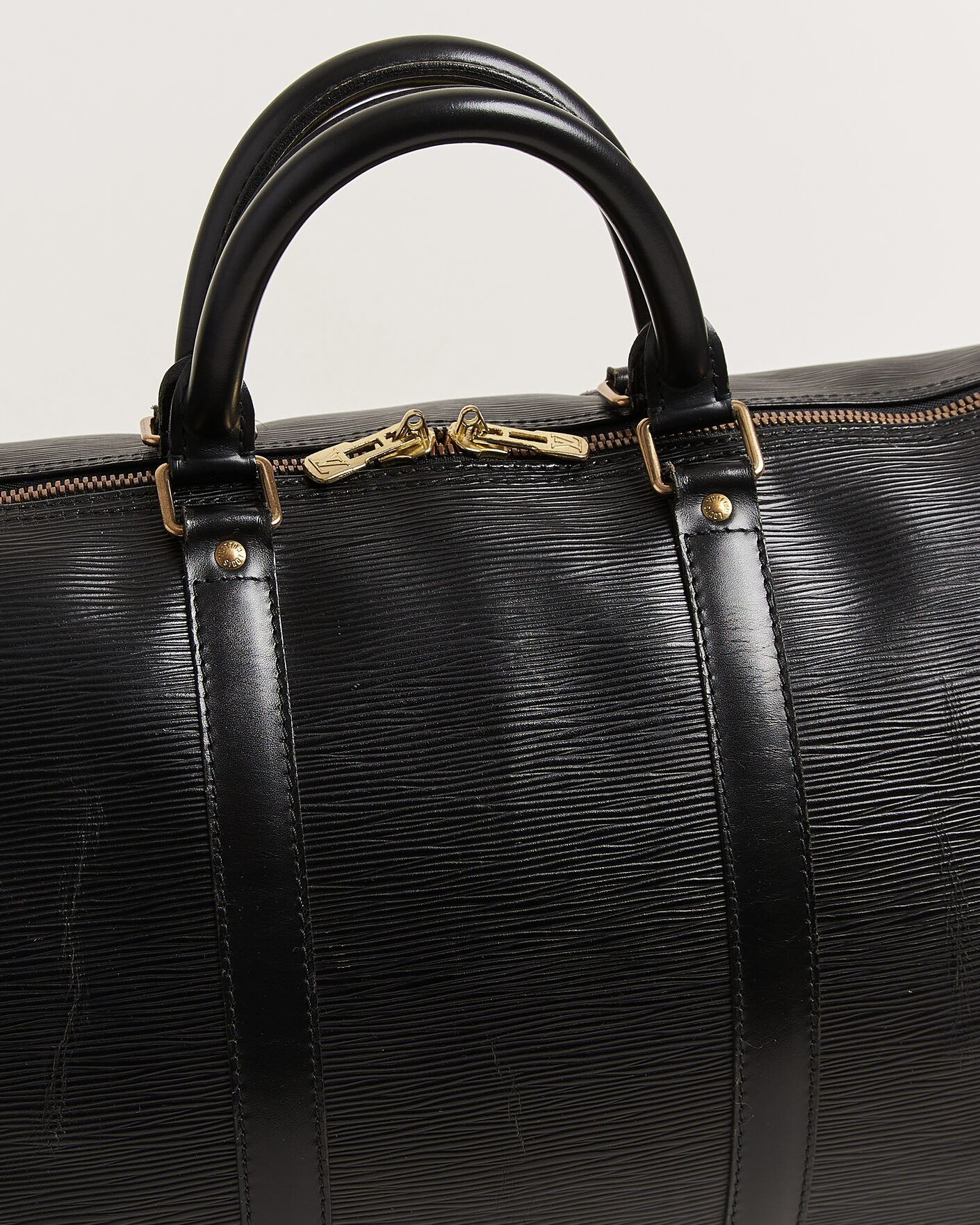 Homme | Pre-Owned & Vintage Bags | Louis Vuitton Pre-Owned | Keepall 50 Epi Leather Black