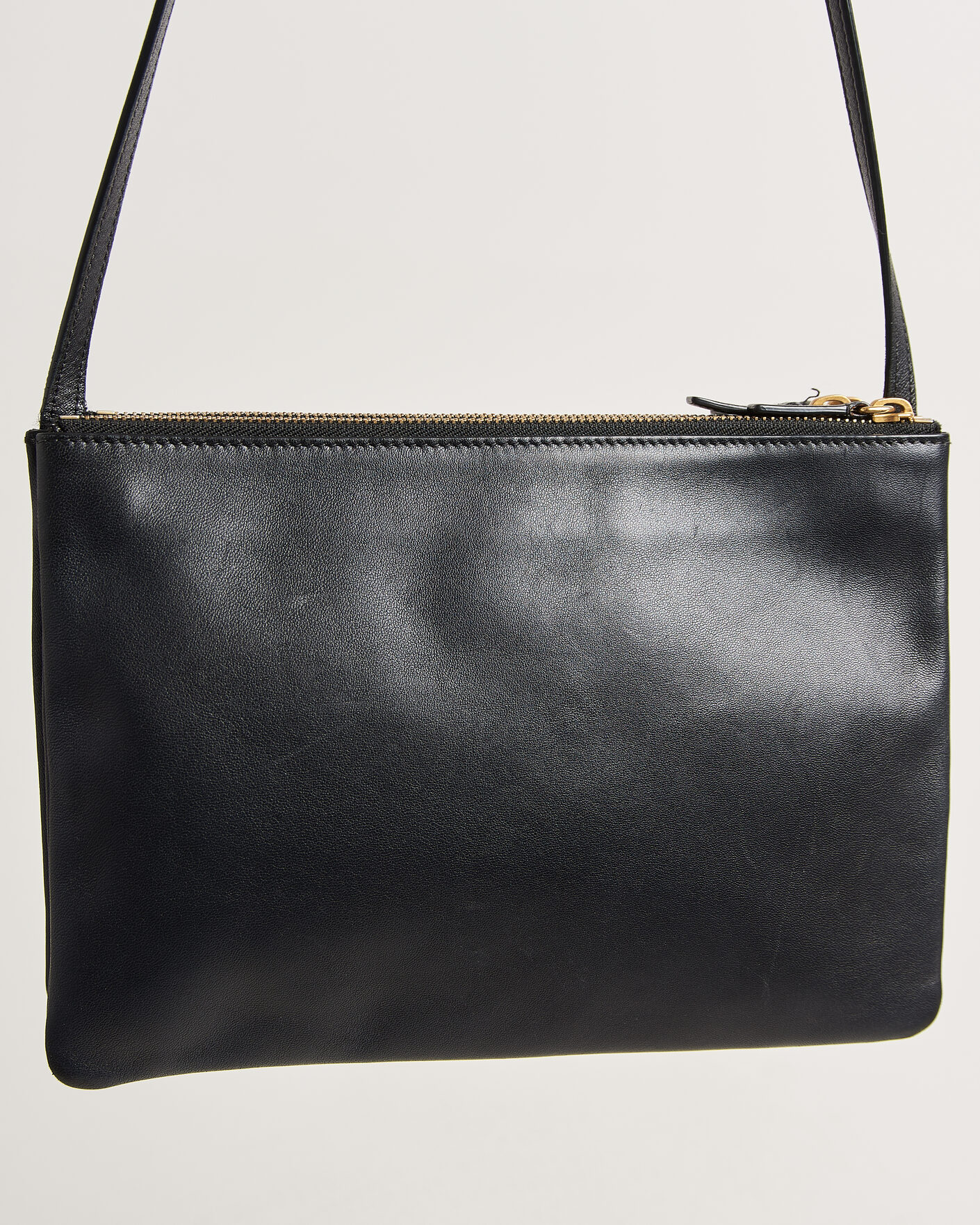 Homme | Pre-Owned & Vintage Bags | Celine Pre-Owned | Trio Bag Medium Leather Black