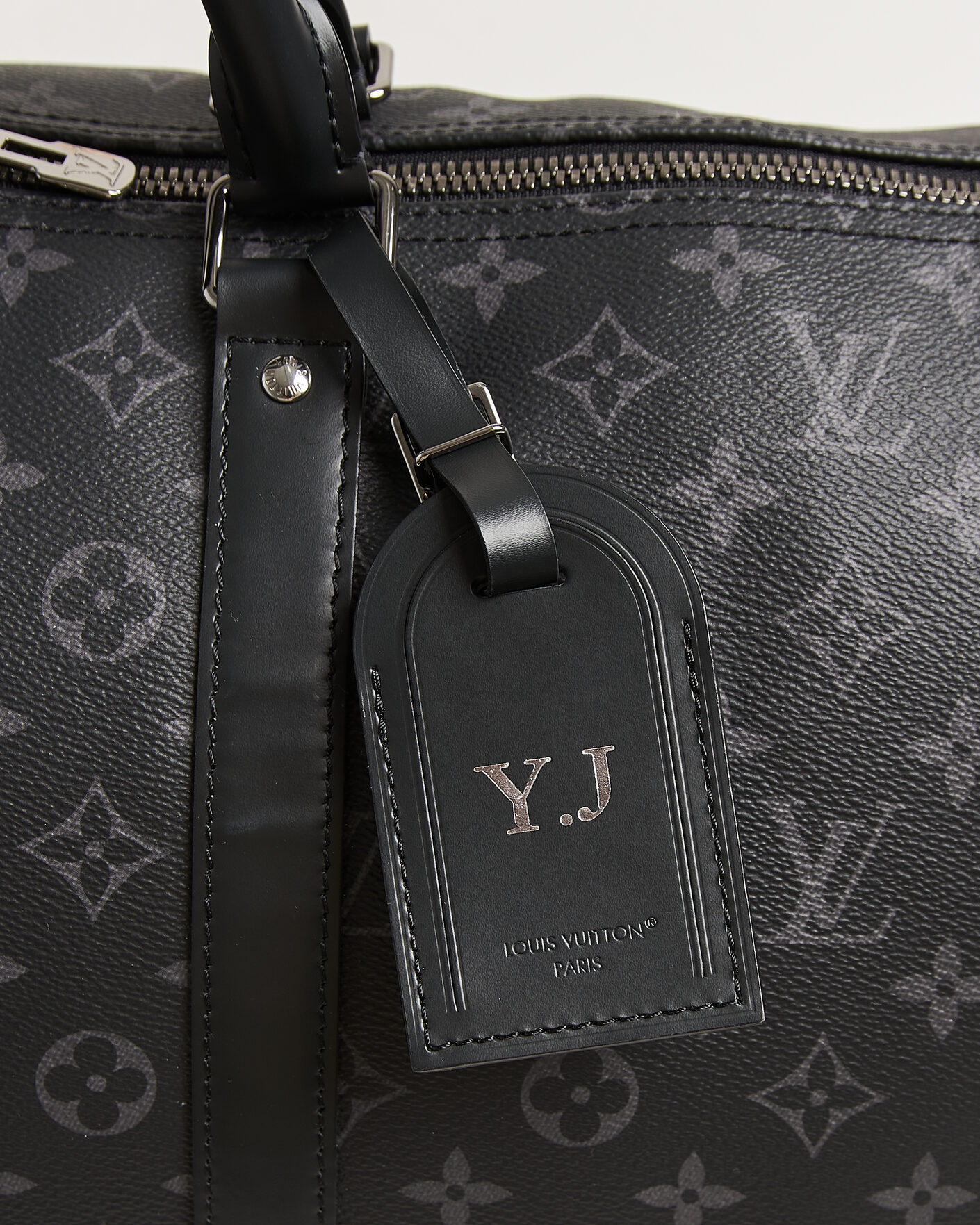 Homme | Pre-Owned & Vintage Bags | Louis Vuitton Pre-Owned | Keepall 55 Bandoulière Monogram Eclipse