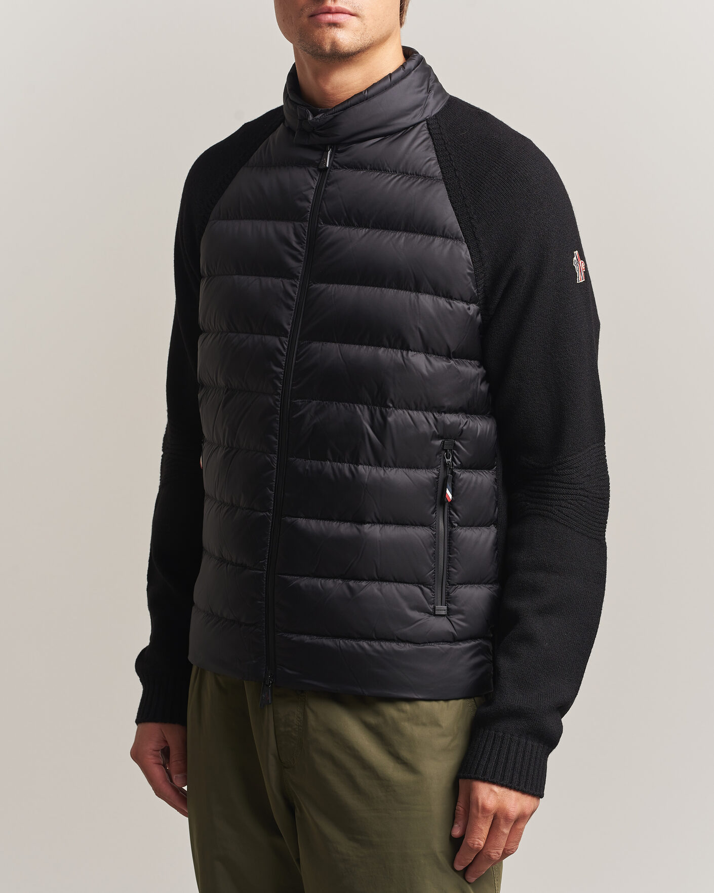 Homme | Manteaux Et Vestes | Moncler Grenoble | Padded Hybrid Cardigan Black