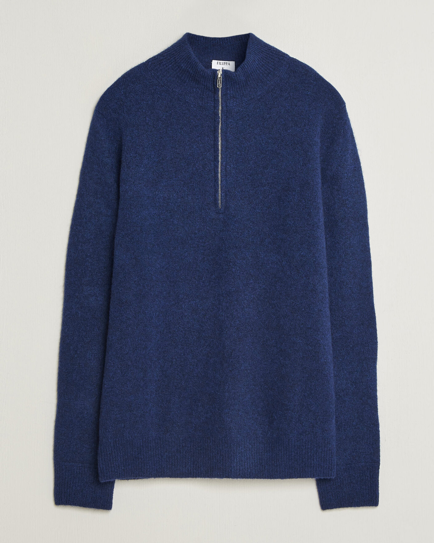 Homme | Pulls Et Tricots | Filippa K | Andrew Yak Knitted Half Zip Deep Blue