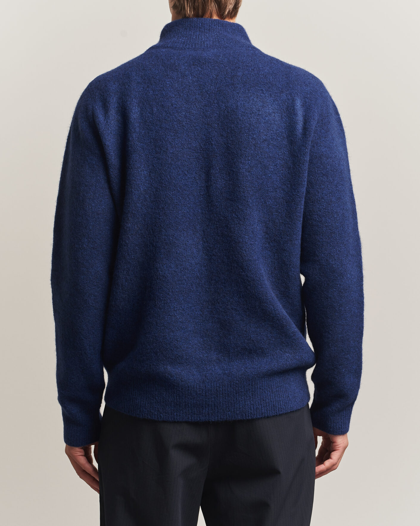 Homme | Pulls Et Tricots | Filippa K | Andrew Yak Knitted Half Zip Deep Blue