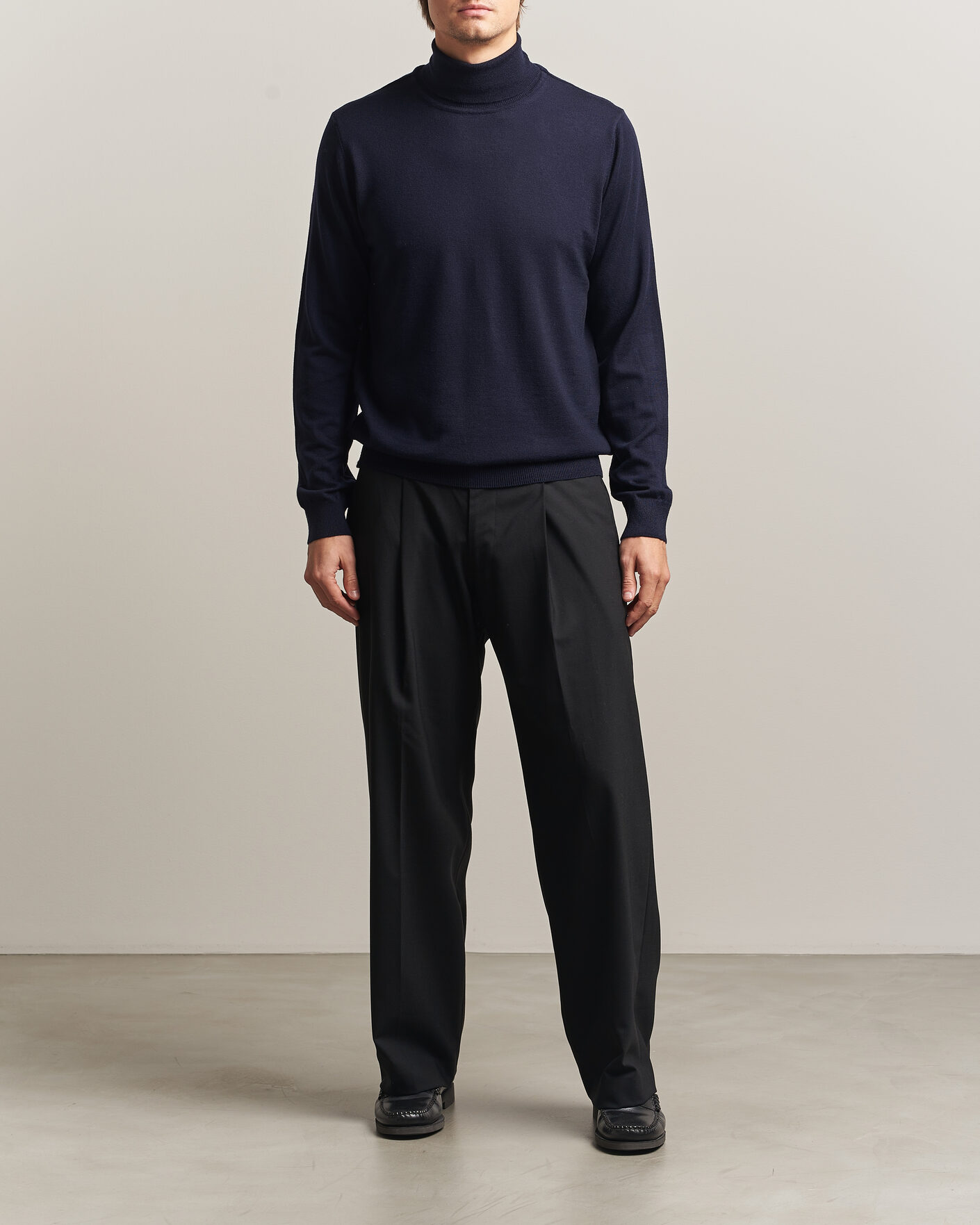 Homme | Pulls Et Tricots | Filippa K | Merino Knitted Turtleneck Navy
