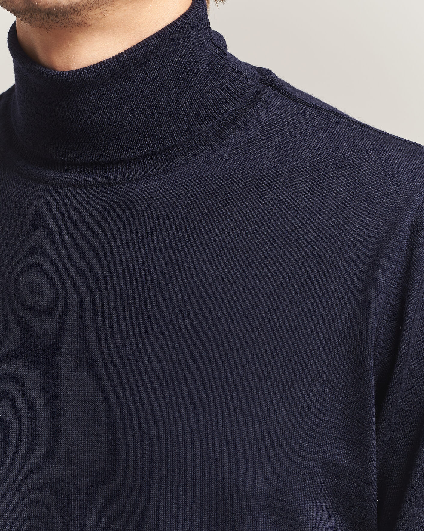 Homme | Pulls Et Tricots | Filippa K | Merino Knitted Turtleneck Navy