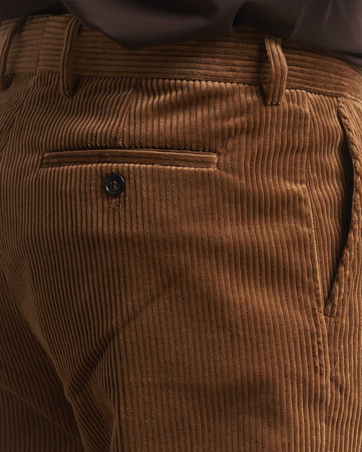 Homme | Pantalons | Filippa K | Julian Corduroy Chino Trousers Tobacco