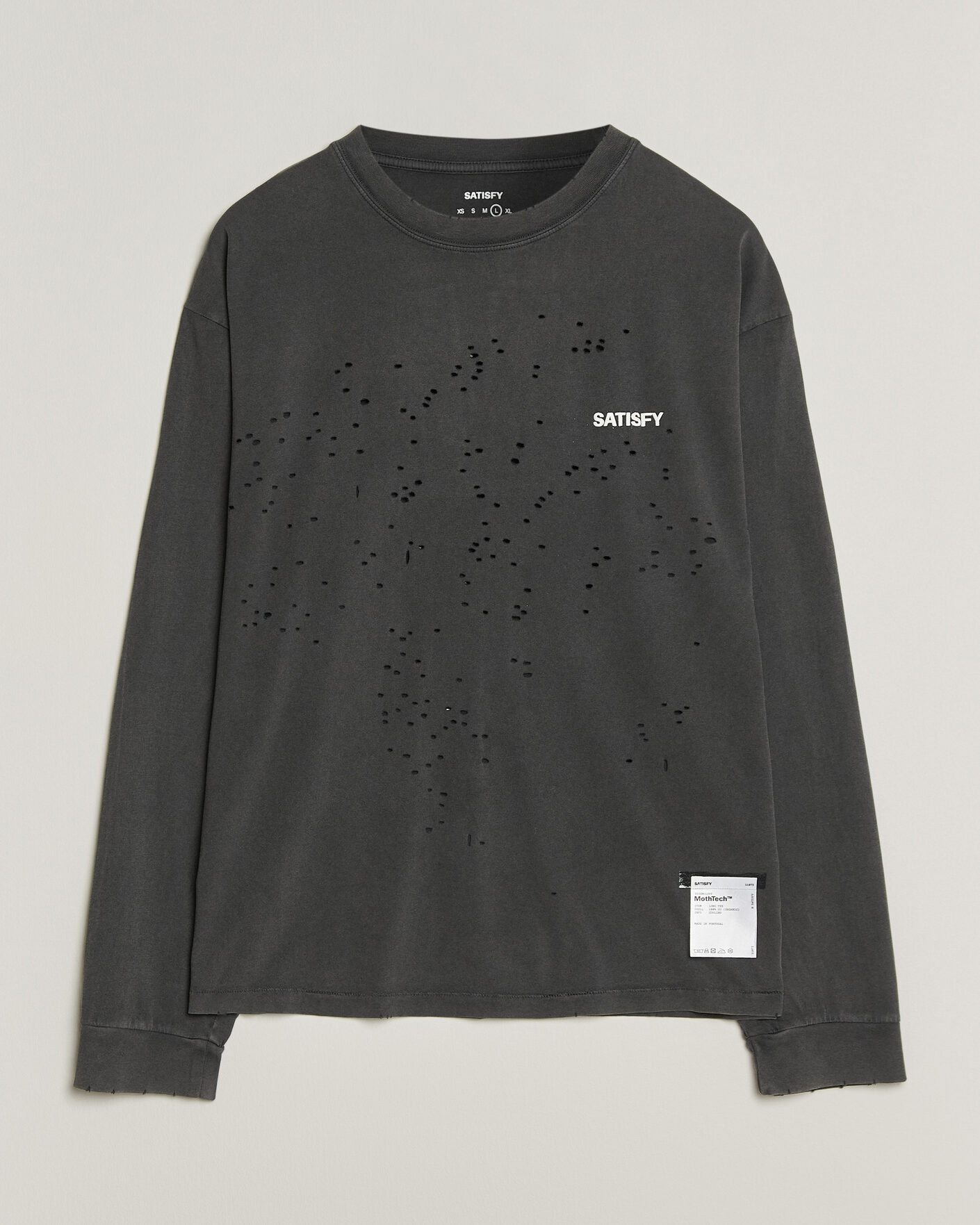 Homme | T-shirts | Satisfy | MothTech Long Sleeve T-Shirt Aged Black