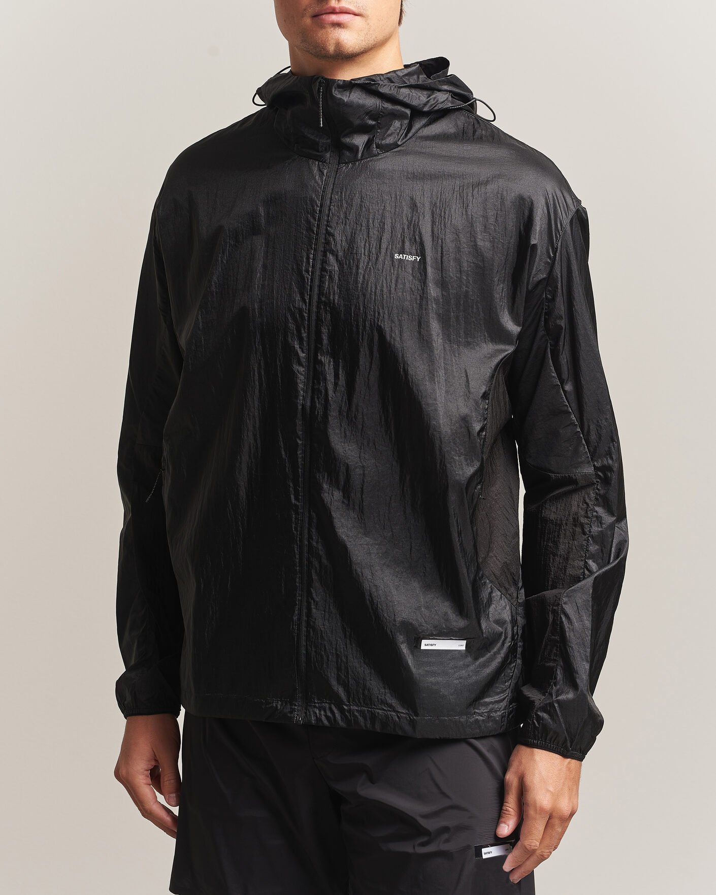 Homme | Manteaux Et Vestes | Satisfy | Pertex Diamond Fuse Windbreaker Black