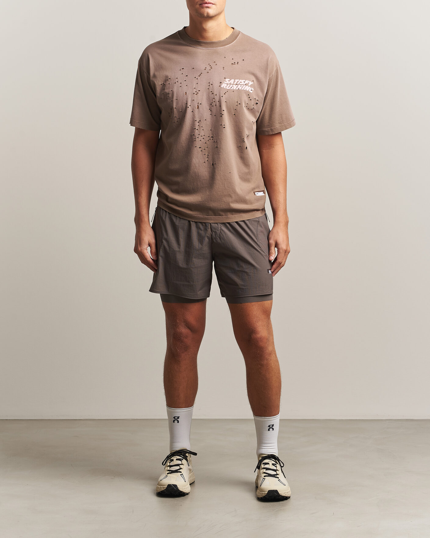 Homme | Shorts | Satisfy | Rippy Cordura 5 Inch Shorts Subterranean