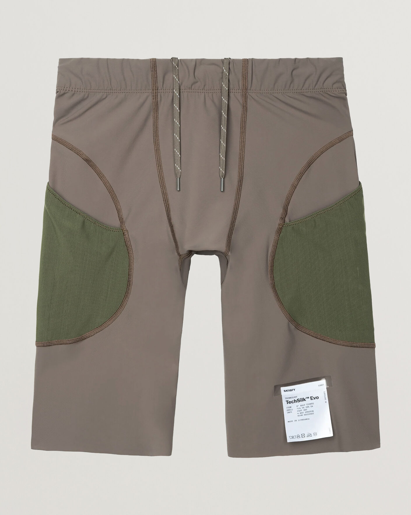 Homme | Shorts | Satisfy | TechSilk Evo 9 Inch Half Tights Dark Natural