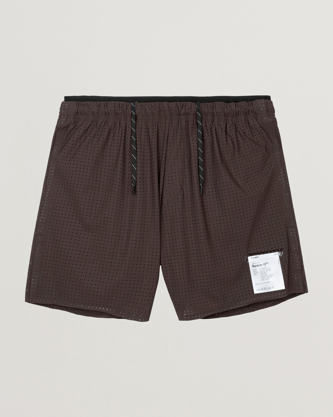 Homme | Shorts | Satisfy | Space-O 5 Inch Shorts Deep Mahogany