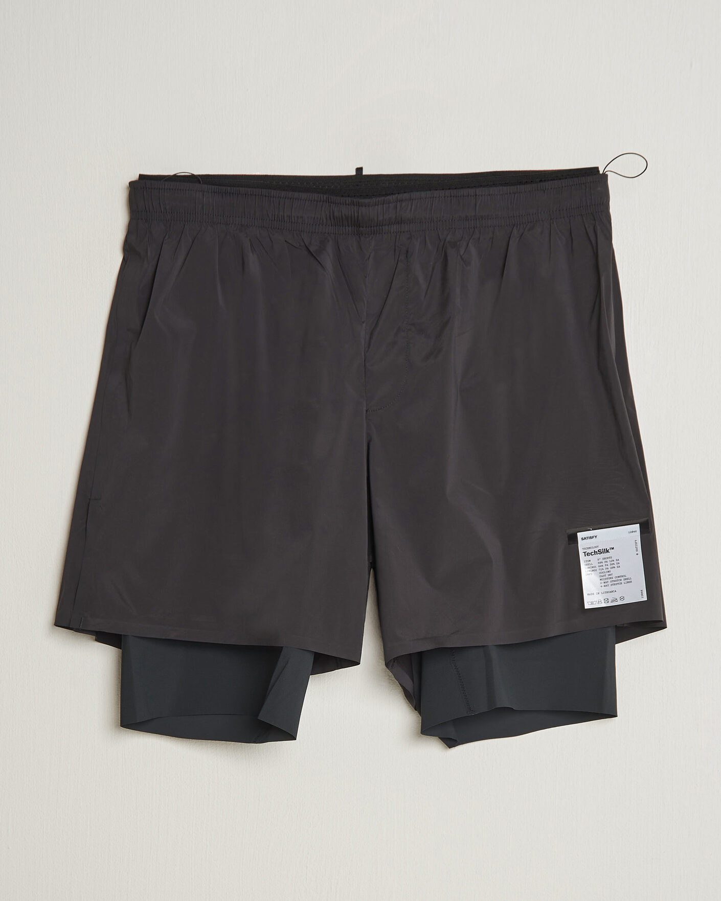 Homme | Shorts | Satisfy | TechSilk 8 Inch Shorts Black