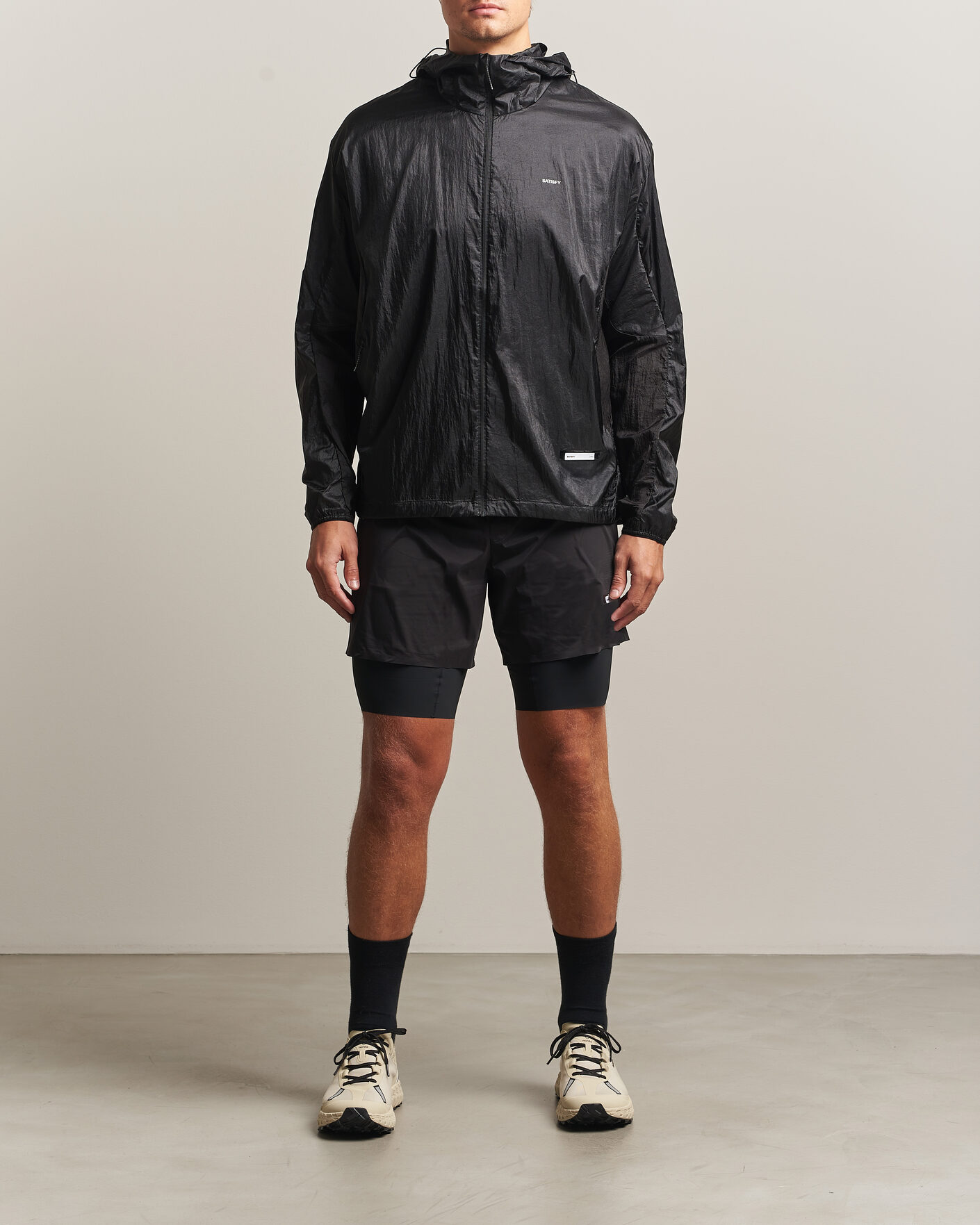 Homme | Shorts | Satisfy | TechSilk 8 Inch Shorts Black