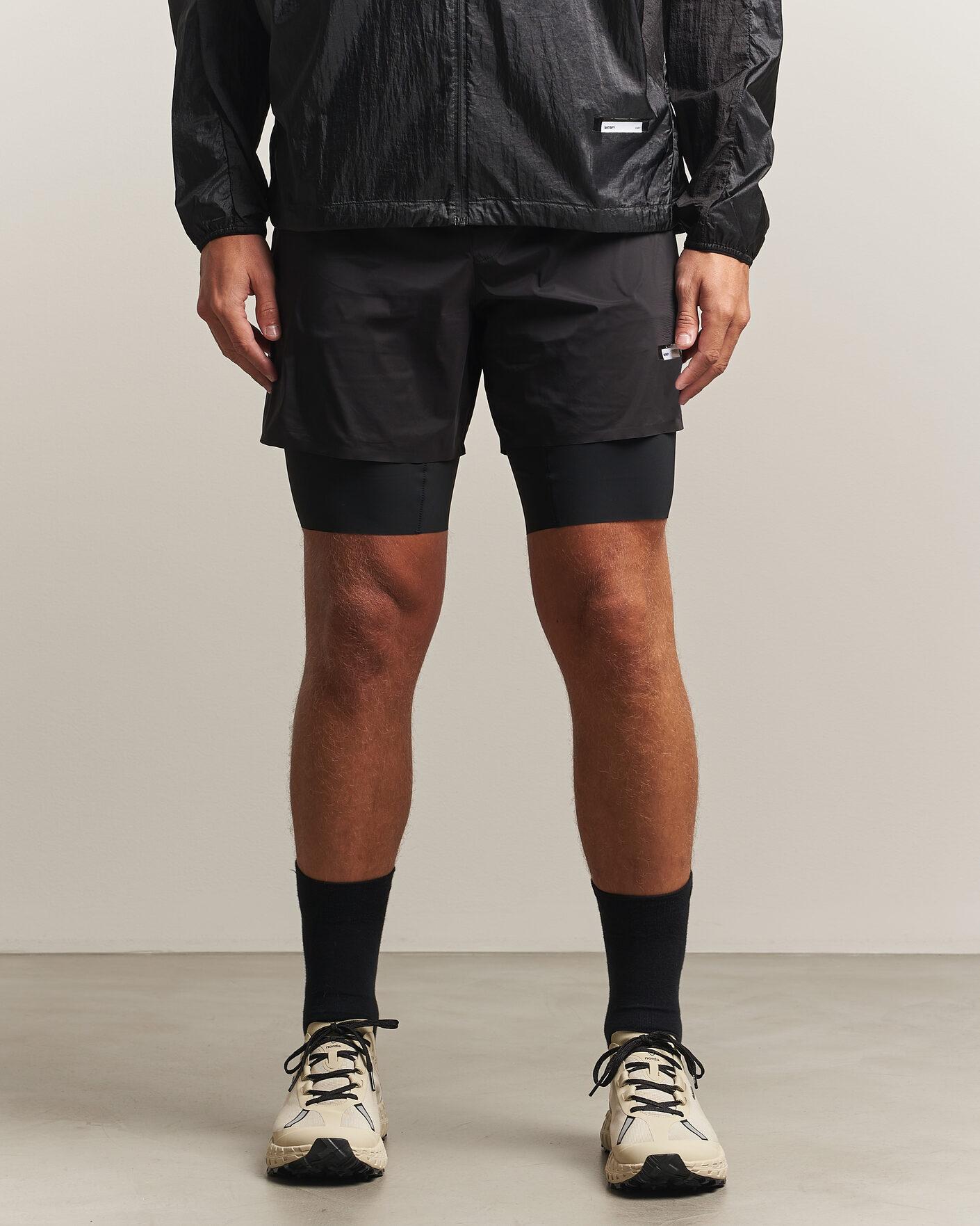 Homme | Shorts | Satisfy | TechSilk 8 Inch Shorts Black