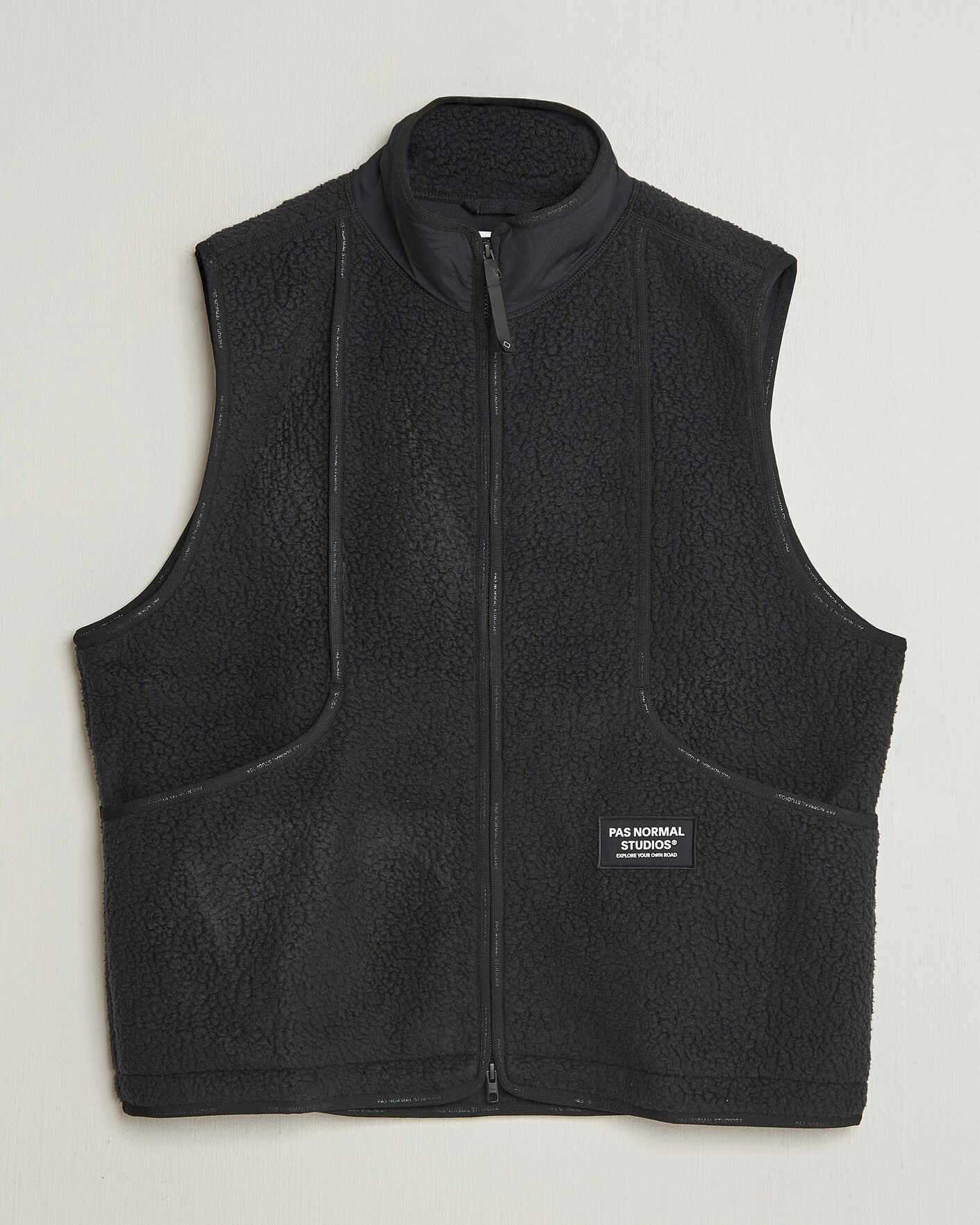 Homme | Pulls Et Tricots | Pas Normal Studios | Off-Race Pile Fleece Black