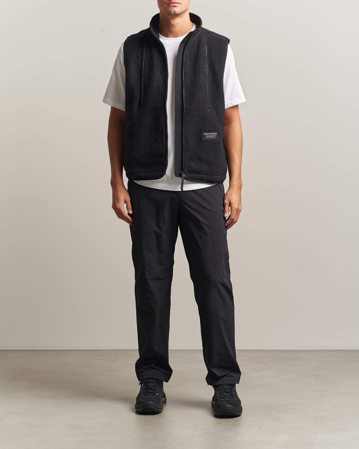 Homme | Pulls Et Tricots | Pas Normal Studios | Off-Race Pile Fleece Black
