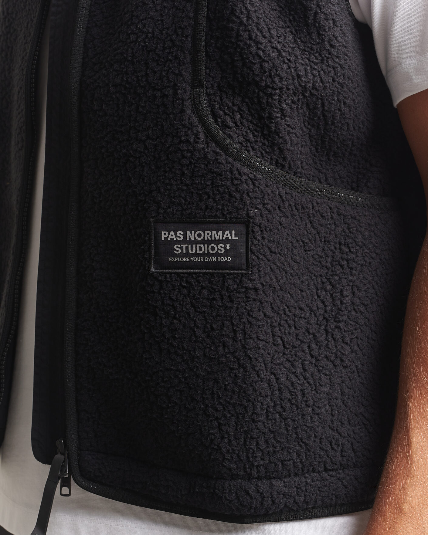 Homme | Pulls Et Tricots | Pas Normal Studios | Off-Race Pile Fleece Black