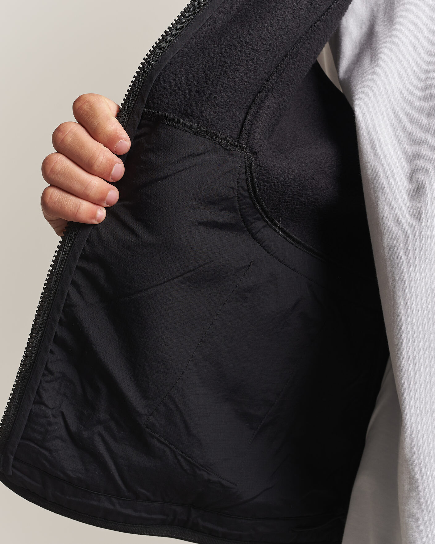 Homme | Pulls Et Tricots | Pas Normal Studios | Off-Race Pile Fleece Black