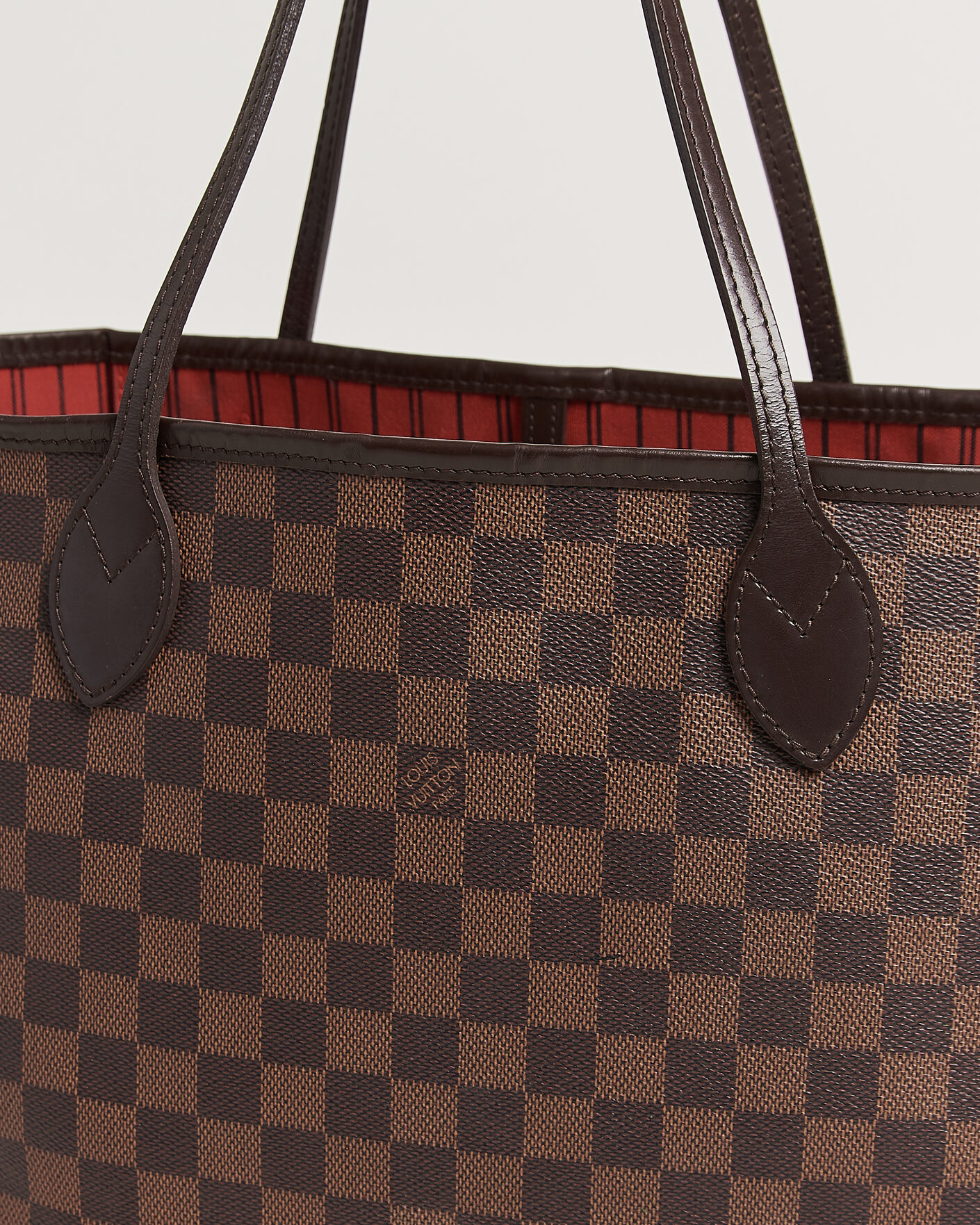 Homme | Pre-Owned & Vintage Bags | Louis Vuitton Pre-Owned | Neverfull MM  Damier Ebene