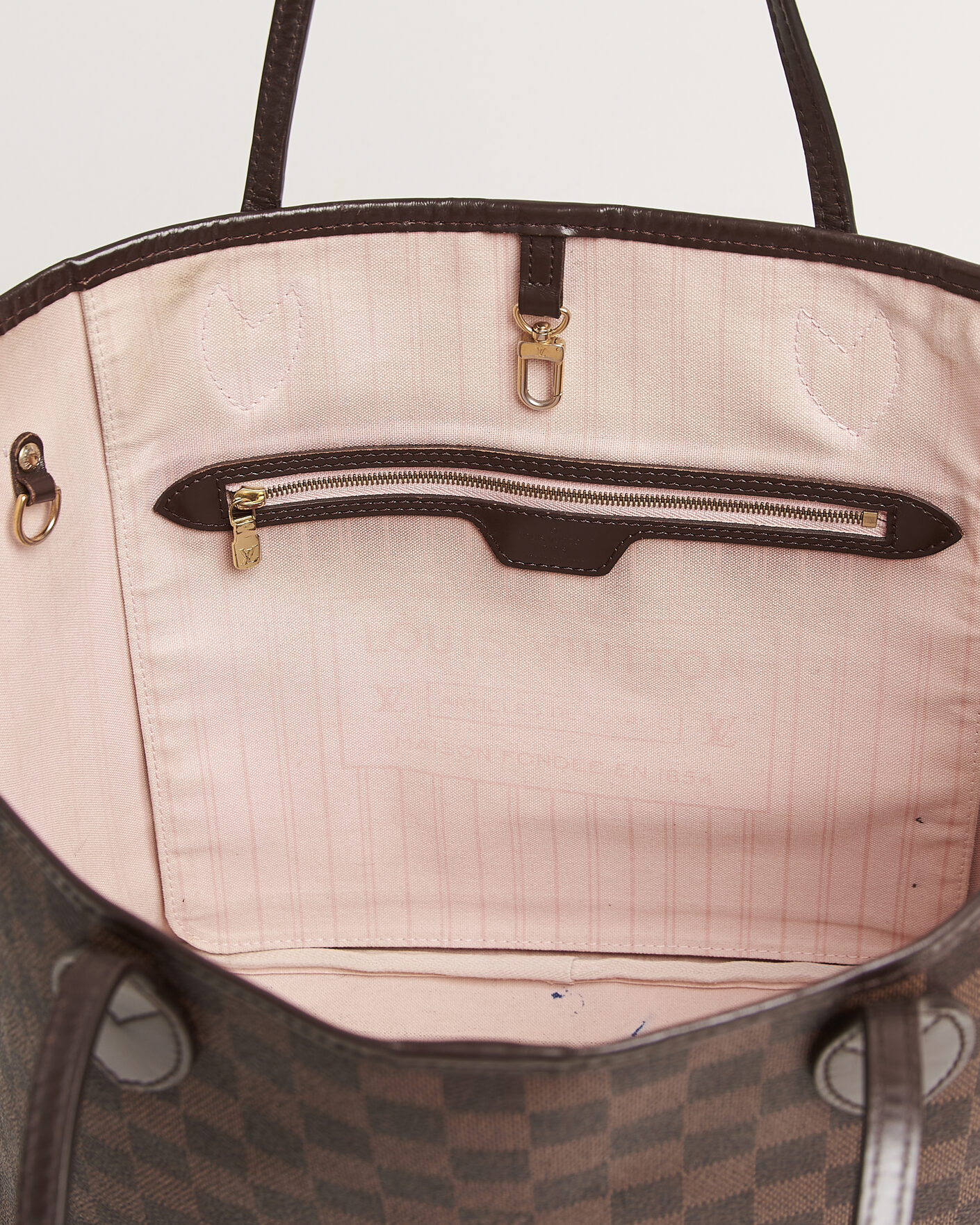 Homme | Pre-Owned & Vintage Bags | Louis Vuitton Pre-Owned | Neverfull MM  Damier Ebene