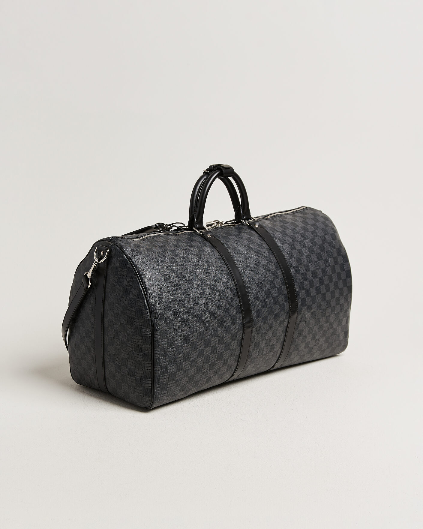 Homme | Pre-Owned & Vintage Bags | Louis Vuitton Pre-Owned | Keepall Bandouliére 55 Damier Graphite