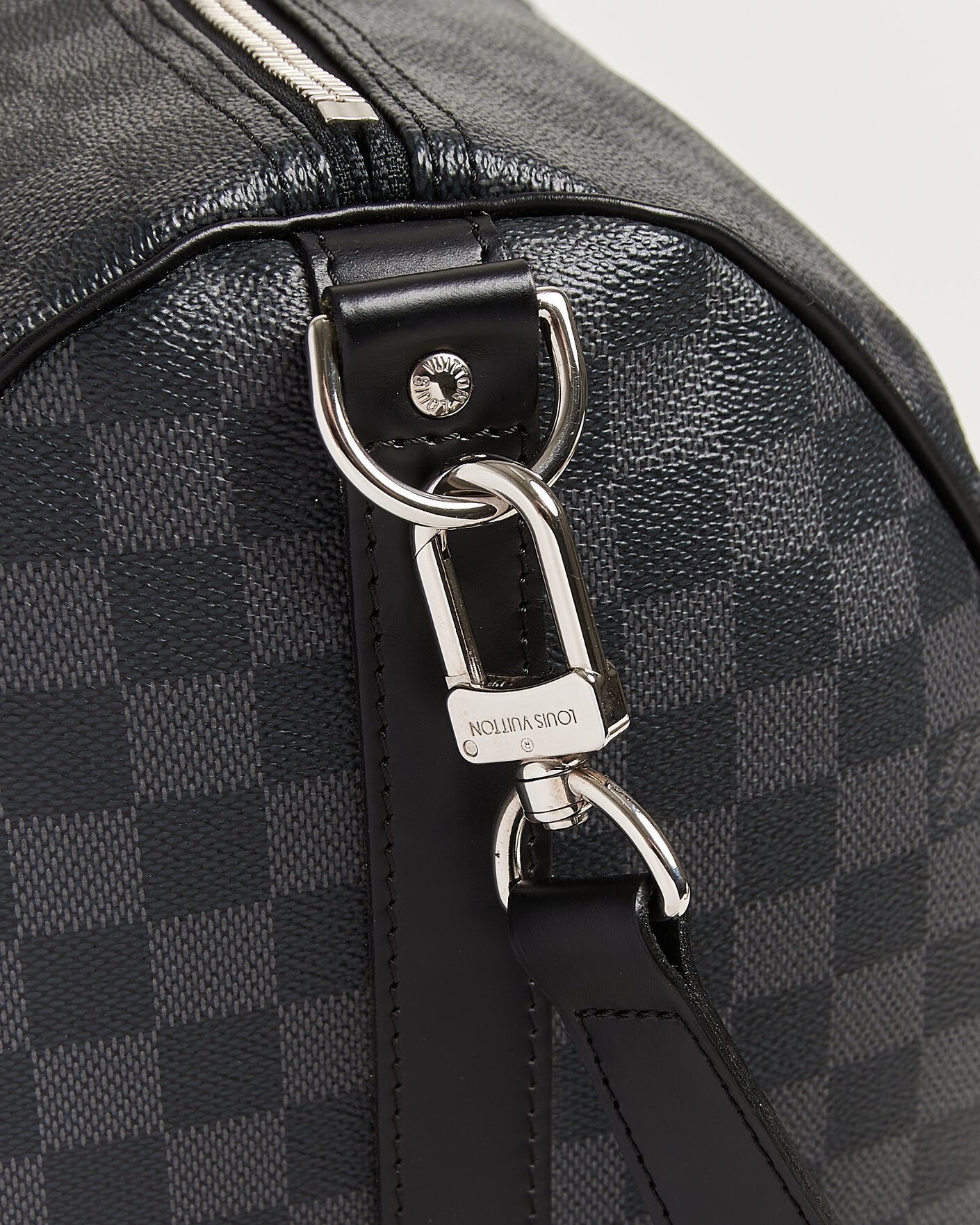 Homme | Pre-Owned & Vintage Bags | Louis Vuitton Pre-Owned | Keepall Bandouliére 55 Damier Graphite