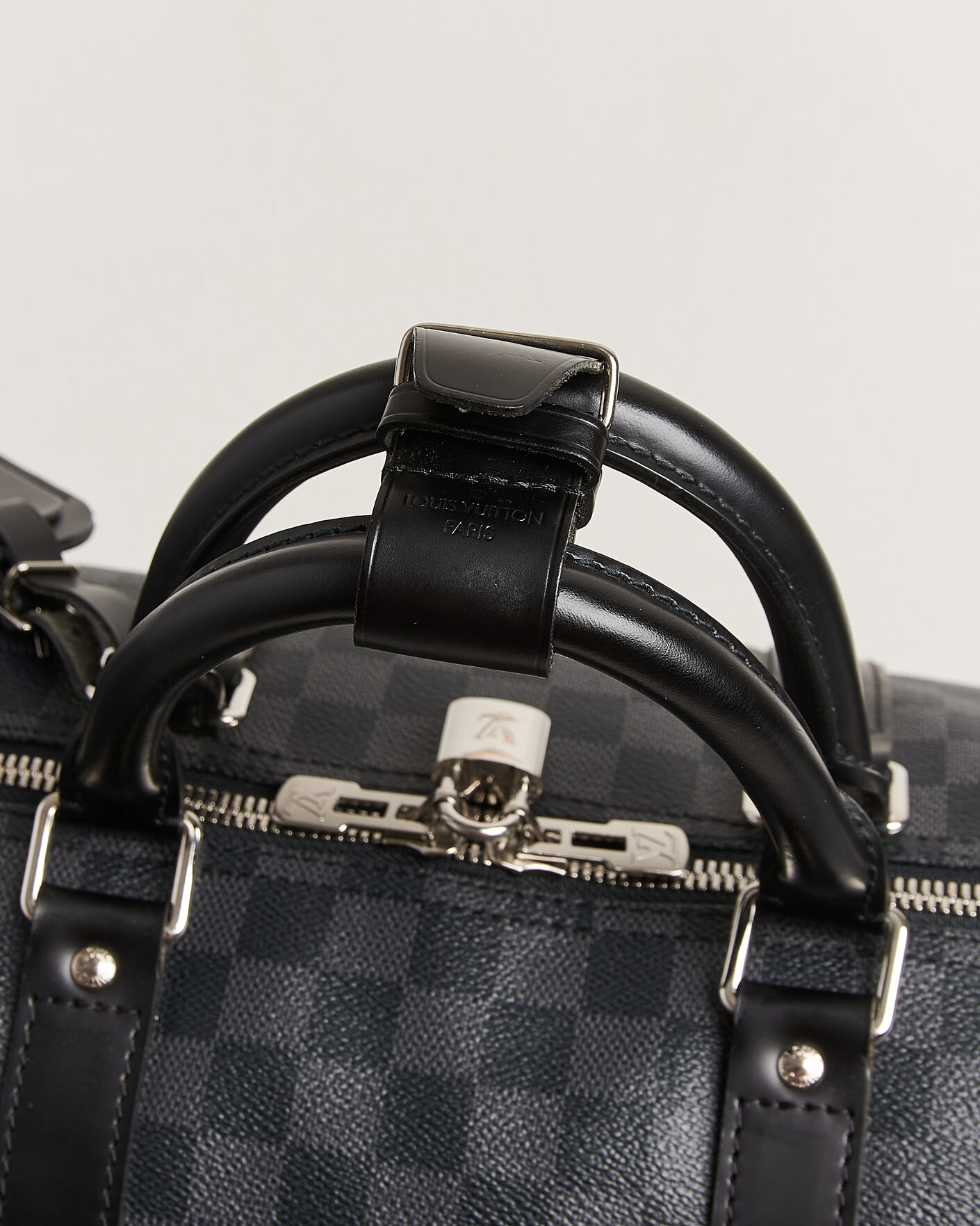 Homme | Pre-Owned & Vintage Bags | Louis Vuitton Pre-Owned | Keepall Bandouliére 55 Damier Graphite