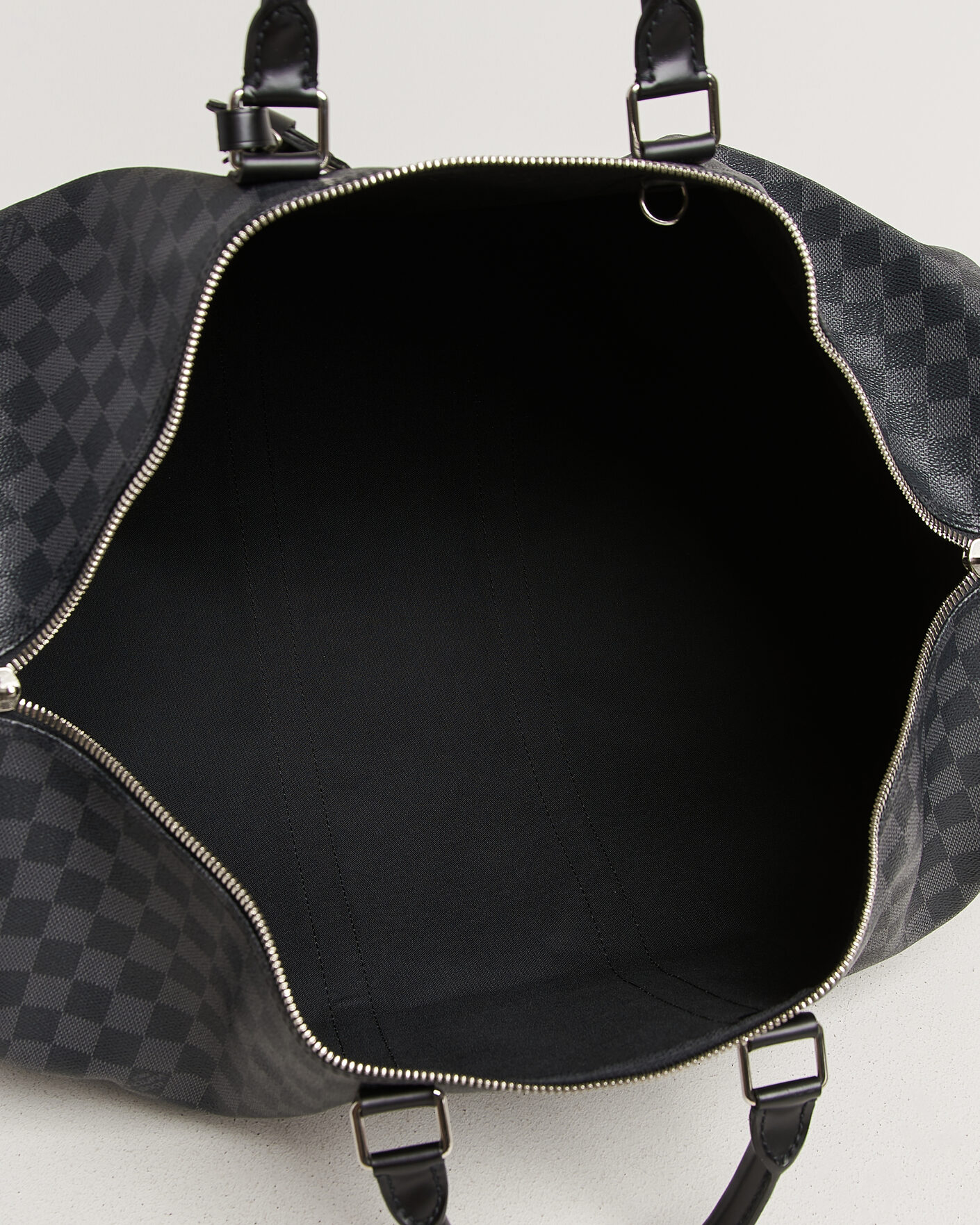 Homme | Pre-Owned & Vintage Bags | Louis Vuitton Pre-Owned | Keepall Bandouliére 55 Damier Graphite