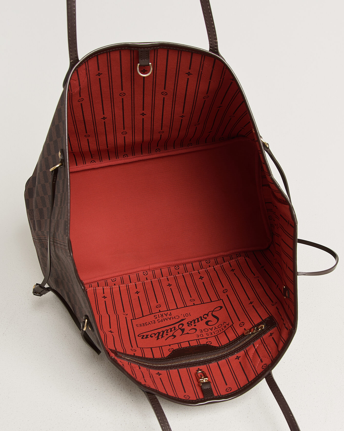 Homme | Pre-Owned & Vintage Bags | Louis Vuitton Pre-Owned | Neverfull GM Damier Ebene