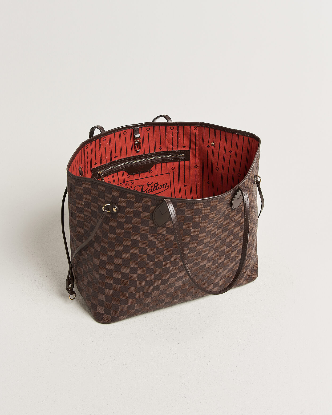 Homme | Pre-Owned & Vintage Bags | Louis Vuitton Pre-Owned | Neverfull GM Damier Ebene
