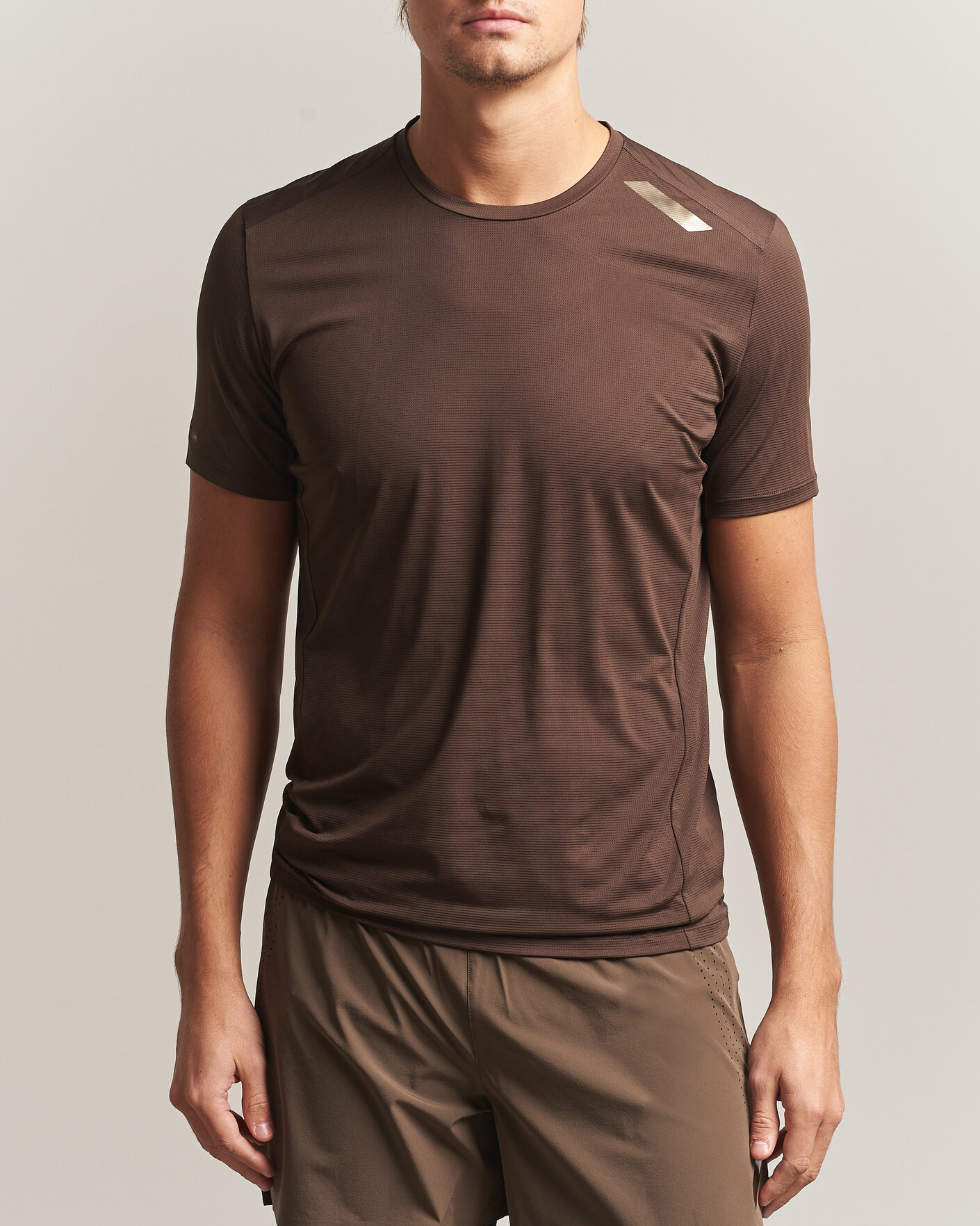 Homme | T-shirts | SOAR Running | Eco Tech T-Shirt Brown