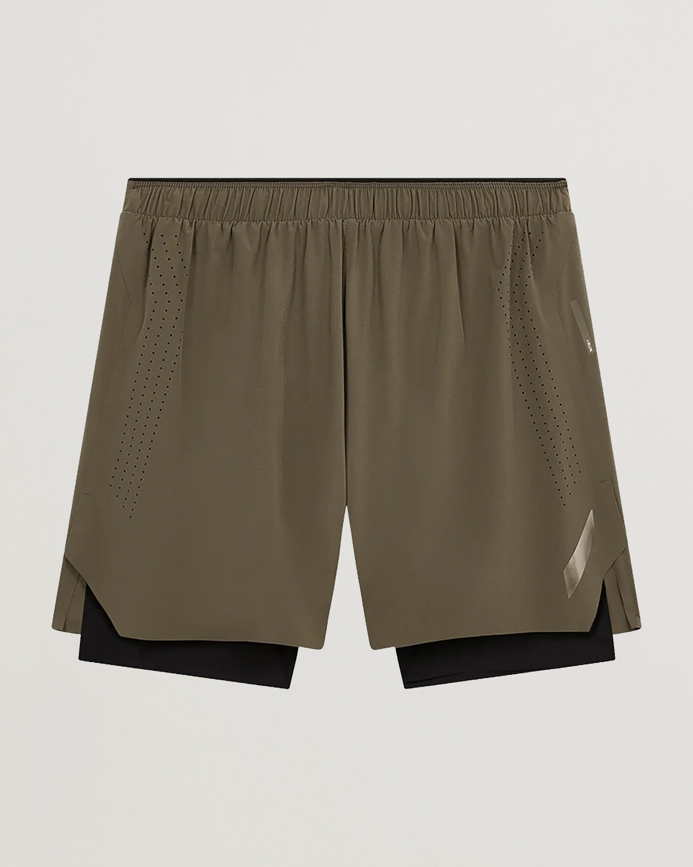 Homme | Shorts | SOAR Running | Dual Run Shorts Khaki