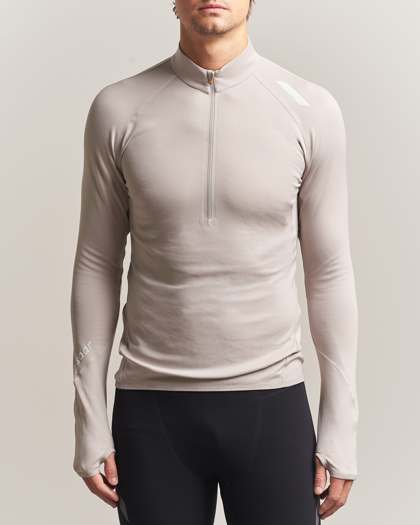 Homme | Pulls Et Tricots | SOAR Running | Wool Tech Top Opal Grey