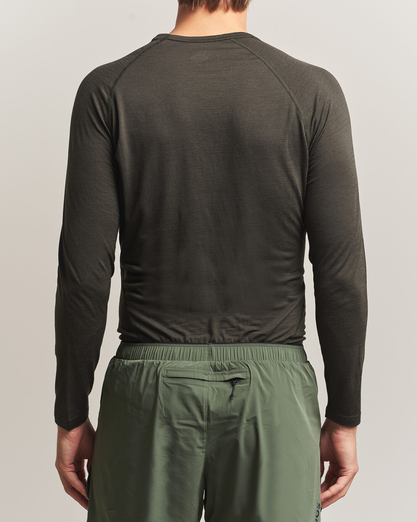 Homme | Pulls Et Tricots | SOAR Running | LS Merino/Silk Base Layer Forest