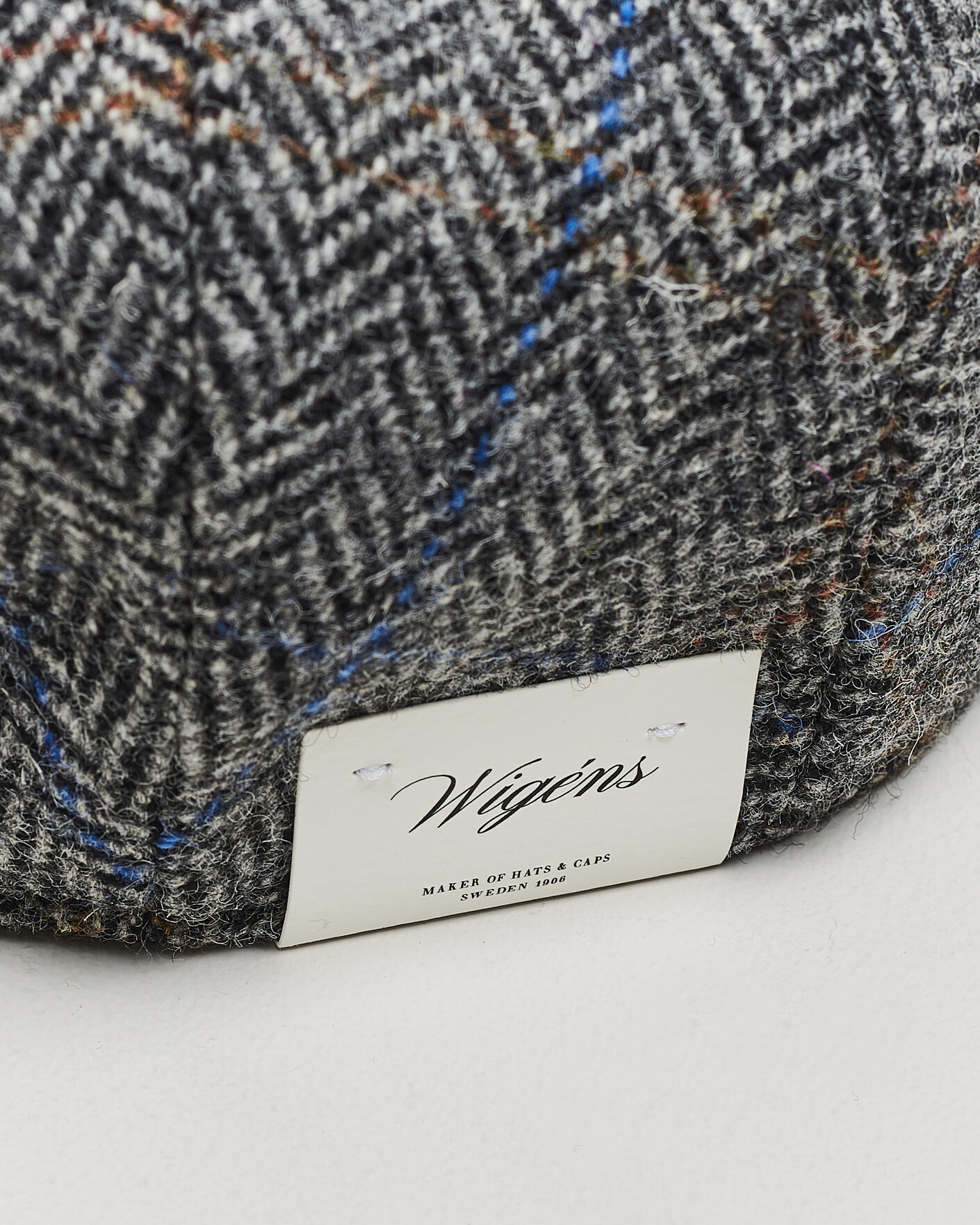Homme | Bobs Et Casquettes | Wigéns | Ivy Contemporary Herringbone Cap Grey