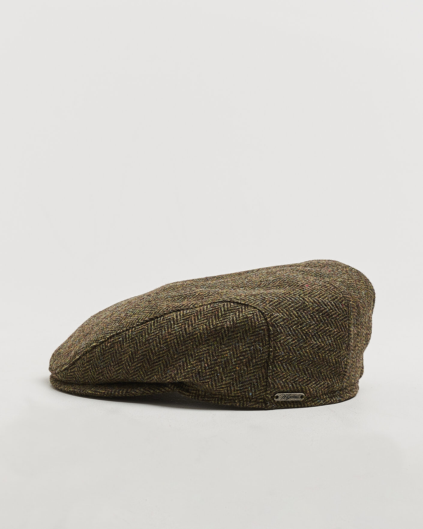 Homme | Bobs Et Casquettes | Wigéns | Ivy Slim Herringbone Cap Olive