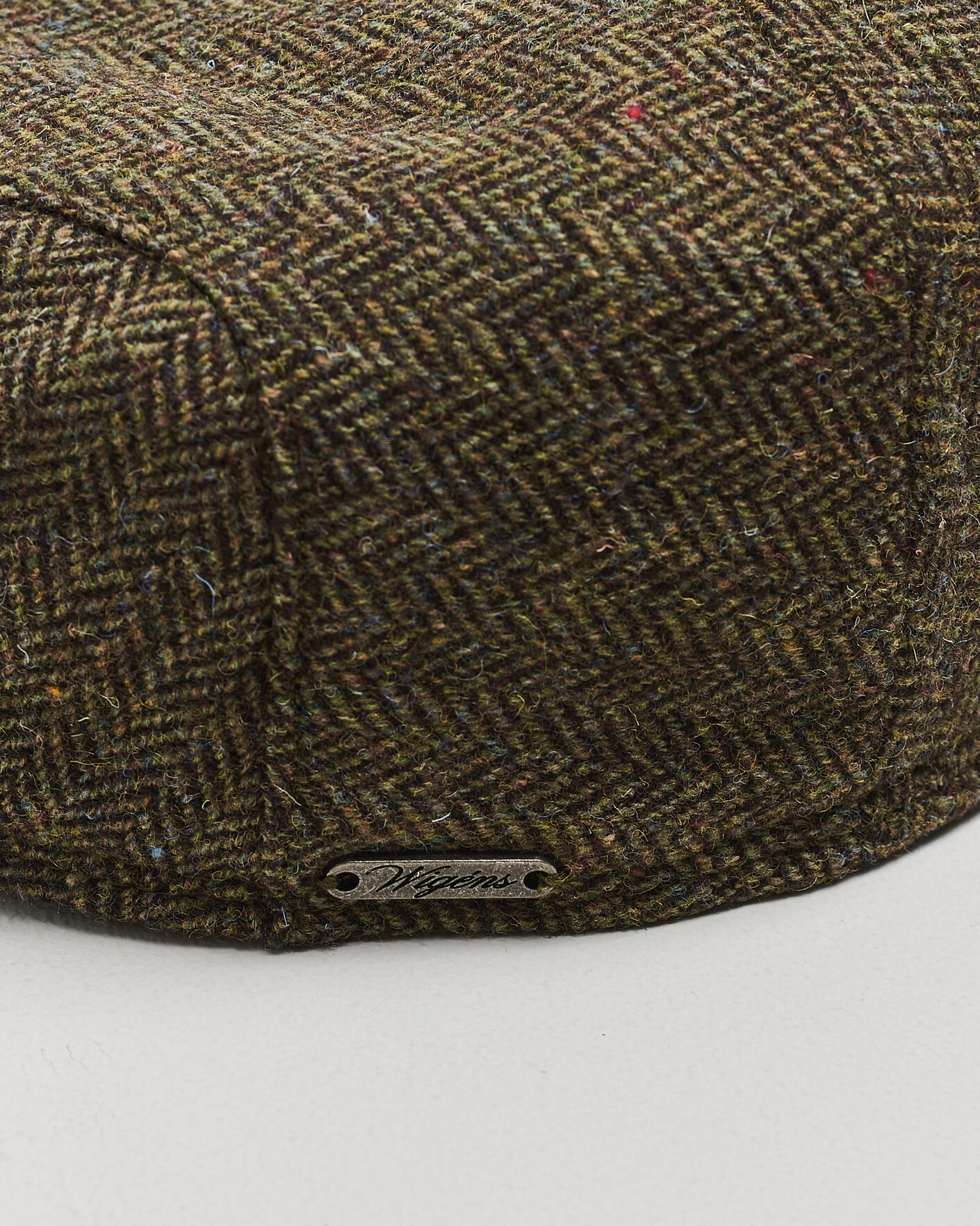 Homme | Bobs Et Casquettes | Wigéns | Ivy Slim Herringbone Cap Olive