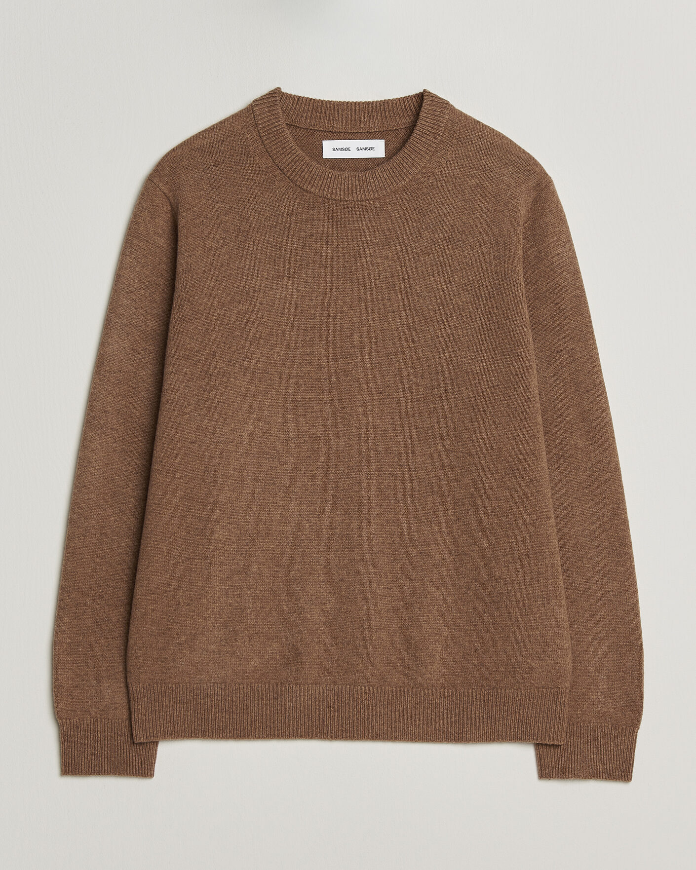 Homme | Pulls Et Tricots | Samsøe Samsøe | Isak Knitted Crew Neck Lead Gray