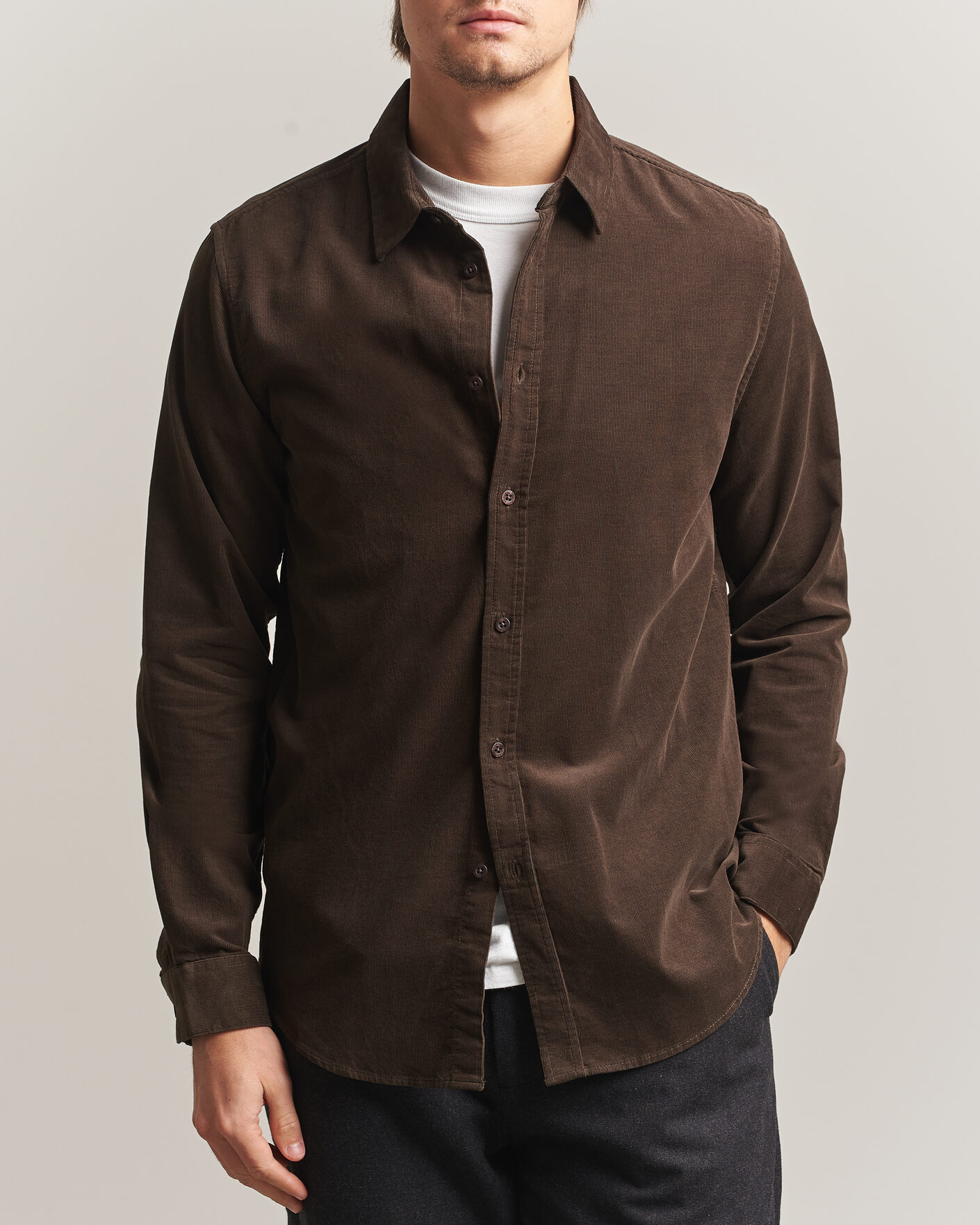 Homme | Chemises | Samsøe Samsøe | Liam Baby Cord Checked Shirt Delicioso