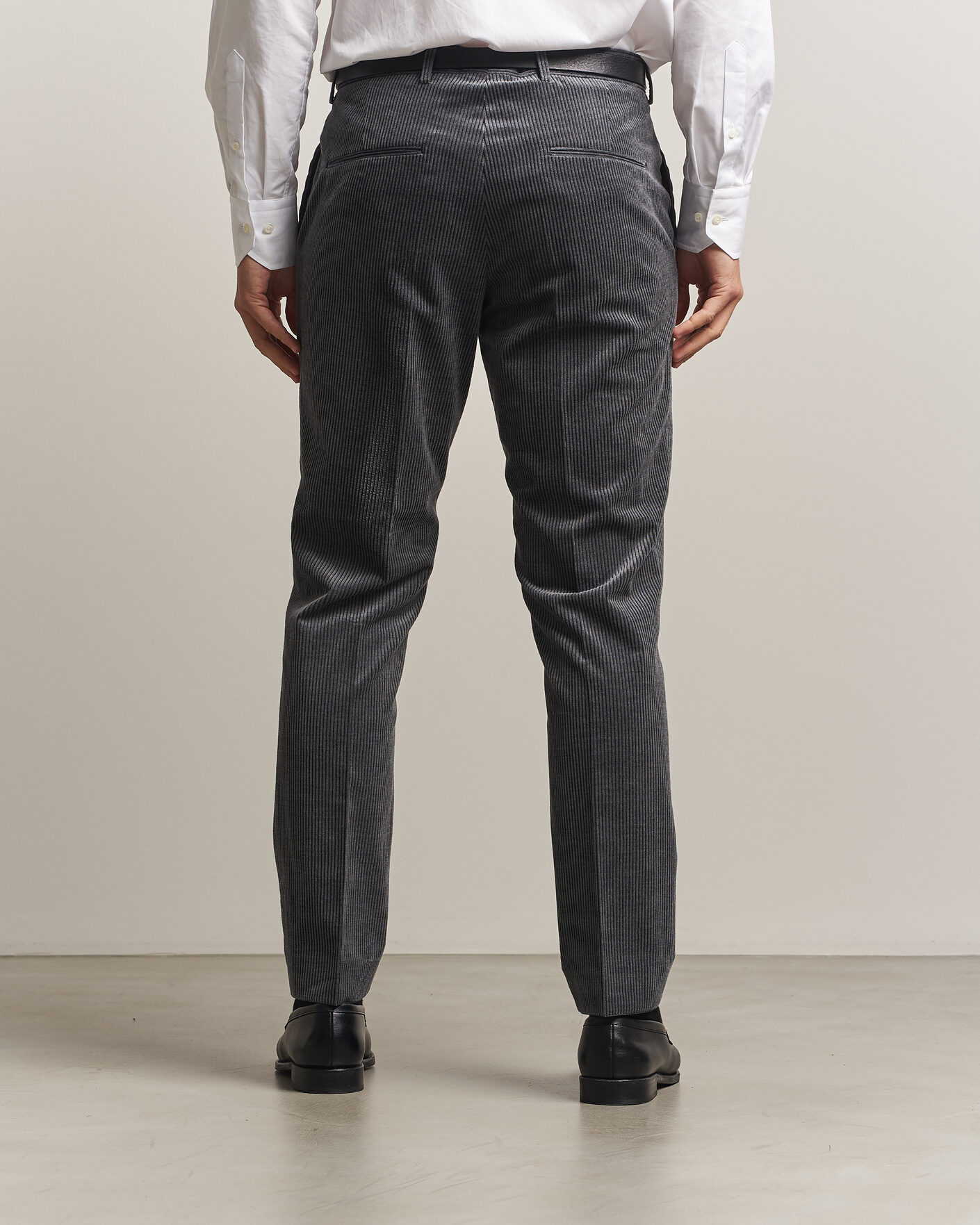 Homme | Pantalons | Oscar Jacobson | Dandy Corduroy Trousers Grey