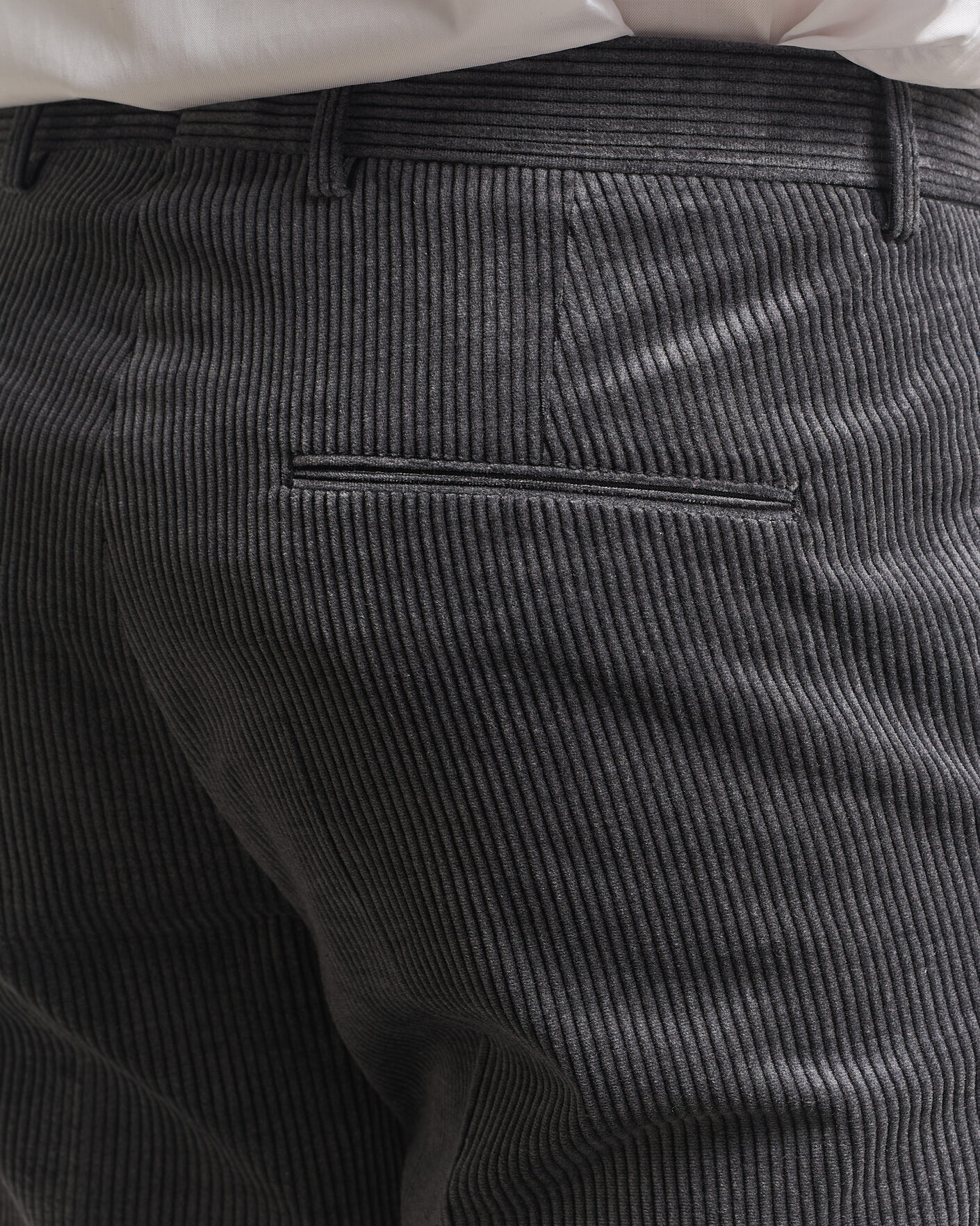Homme | Pantalons | Oscar Jacobson | Dandy Corduroy Trousers Grey