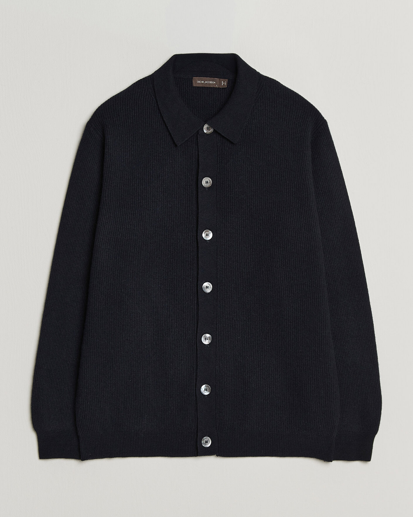 Homme | Pulls Et Tricots | Oscar Jacobson | Federico Wool/Cashmere Cardigan Navy