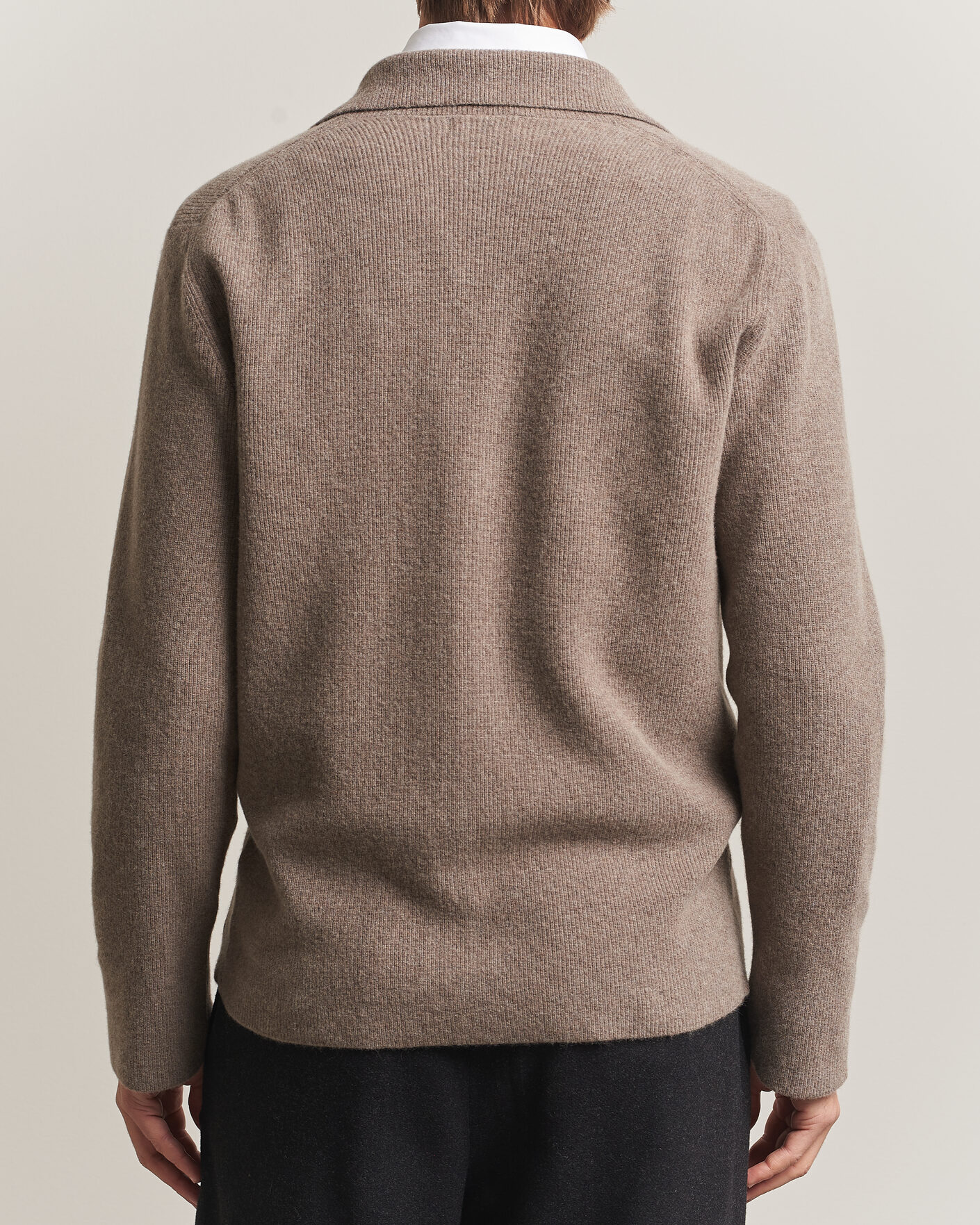 Homme | Blazers | Oscar Jacobson | Antonio Knitted Blazer Taupe