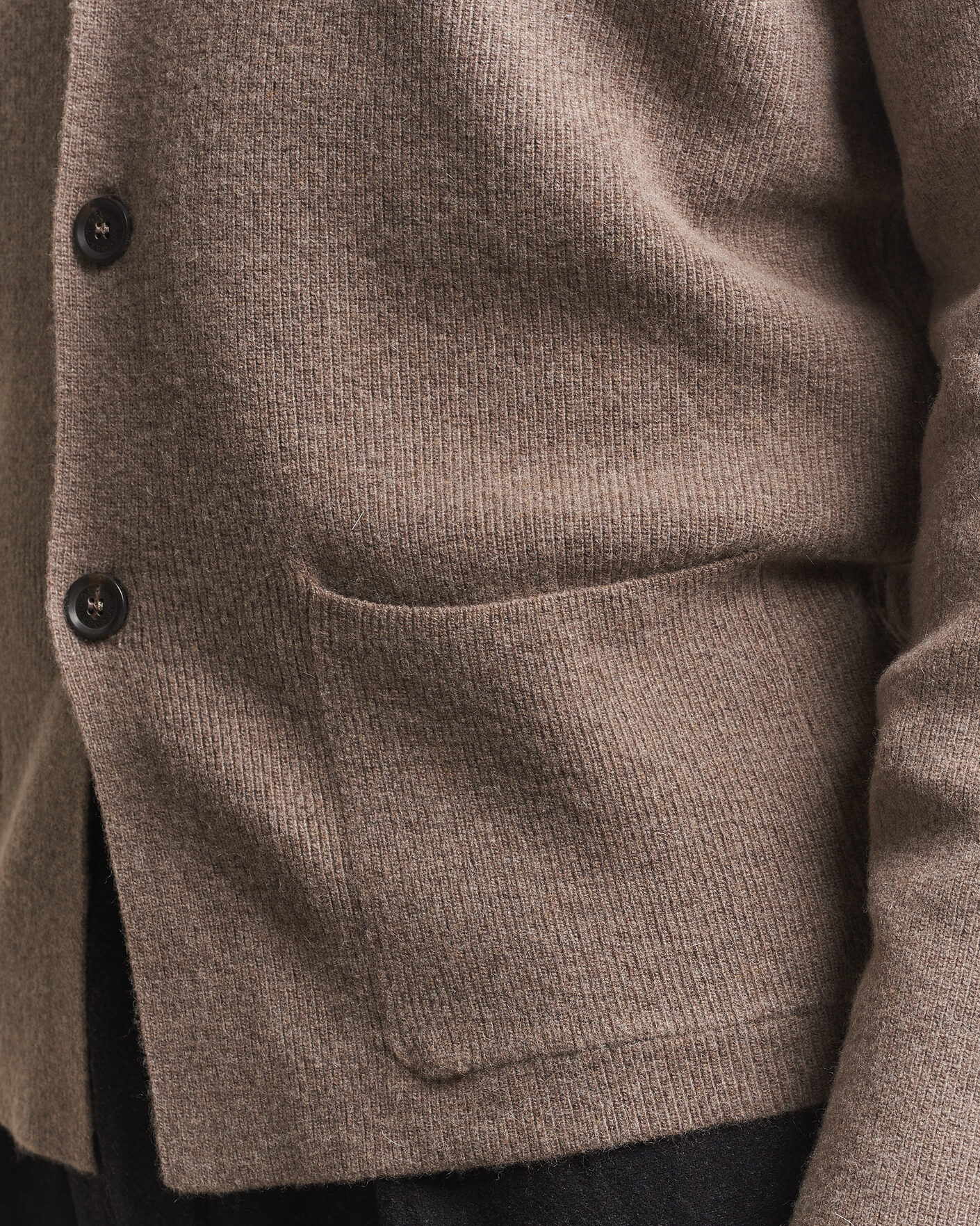 Homme | Blazers | Oscar Jacobson | Antonio Knitted Blazer Taupe