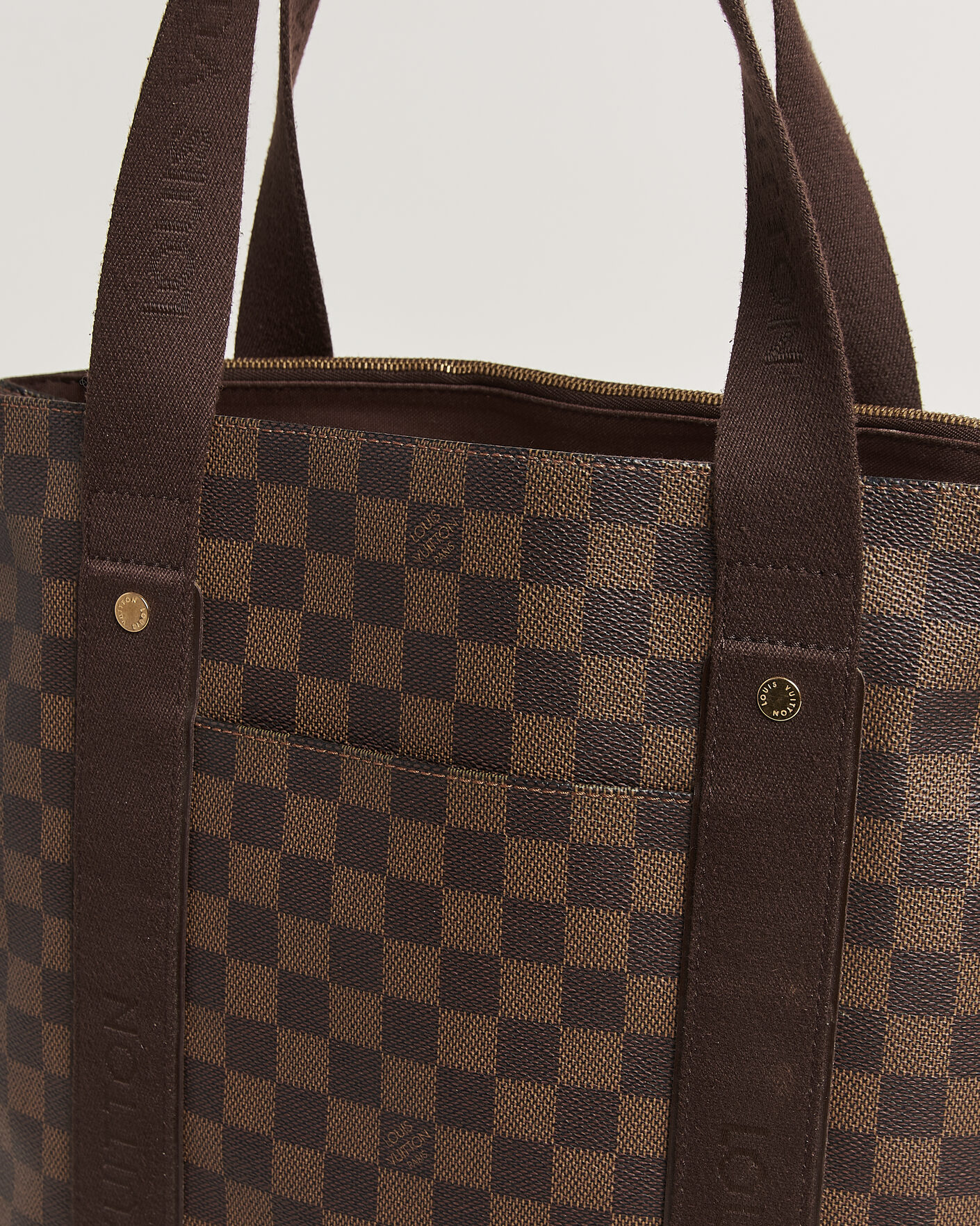 Homme | Pre-Owned & Vintage Bags | Louis Vuitton Pre-Owned | Cabas Bobur Tote Bag Damier Ebene